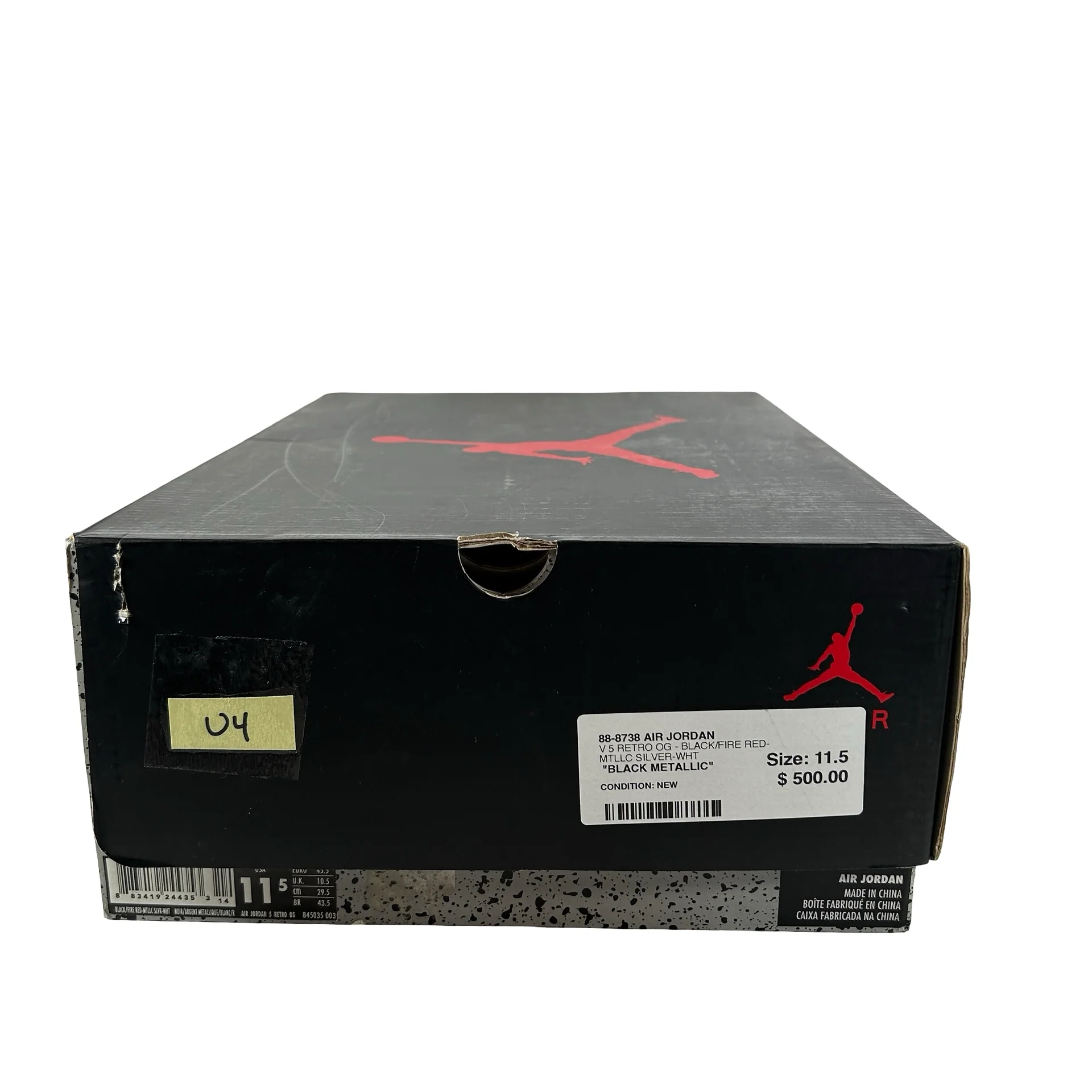 845035 003 Jordan 5 Retro Black Metallic (2016) [USED] - 11.5 M (Used4) - Image 7