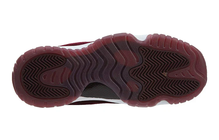 852625 650 Air Jordan 11 Retro Heiress Night Maroon (GS) - Image 4