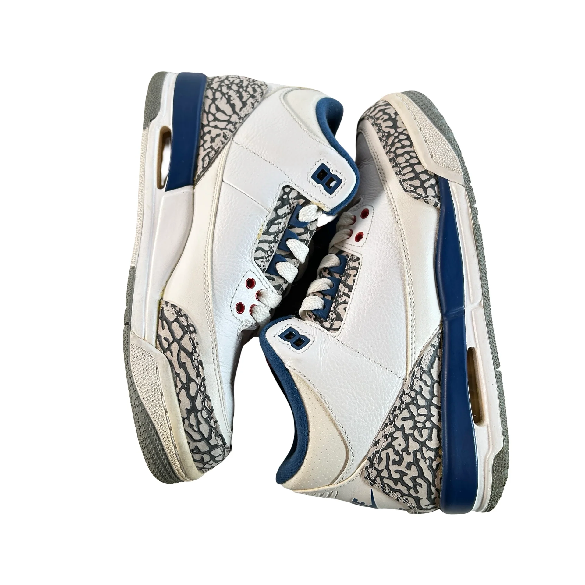 854261 106 Jordan 3 Retro True Blue (2016) GS [USED] - 4 Y (Used) (No Box) - Image 4