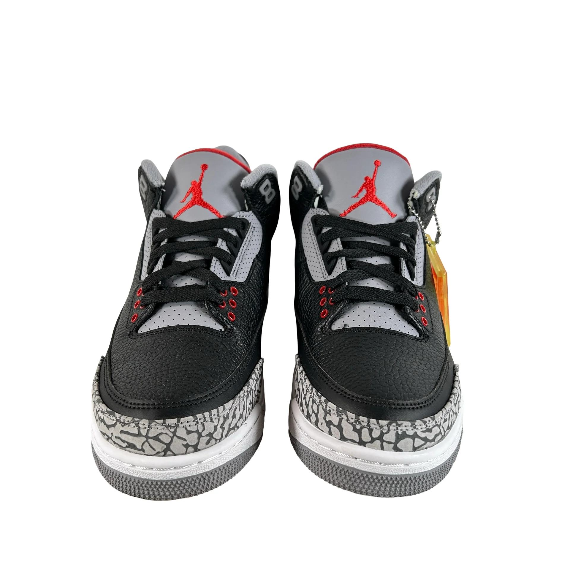 854262 001 Jordan 3 Black Cement 2018 [CONDITIONAL] - 8.5 M (Yellowing Heel Tab) - Image 2