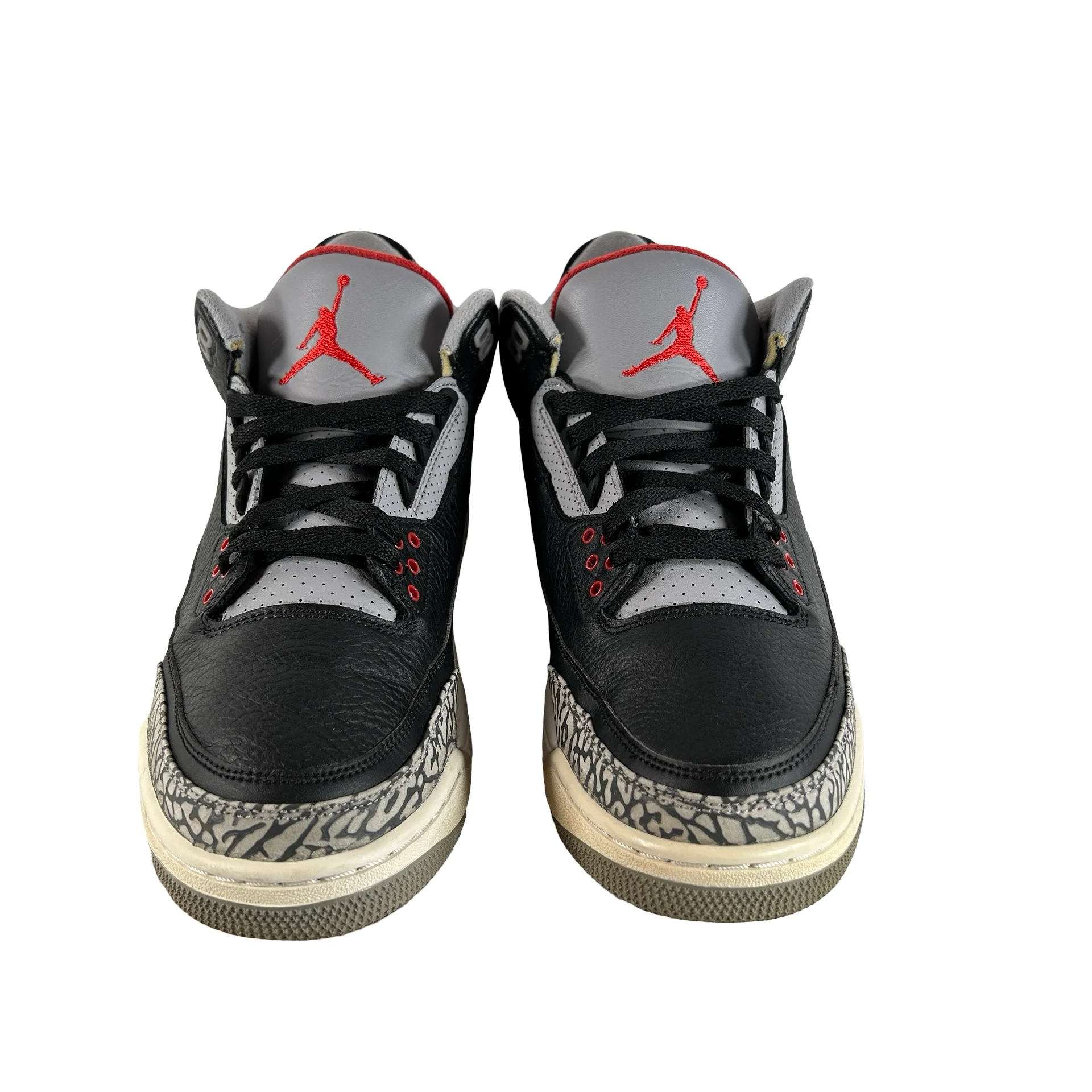 854262 001 Jordan 3 Black Cement 2018 [USED] - 10 M (Used9) - Image 2