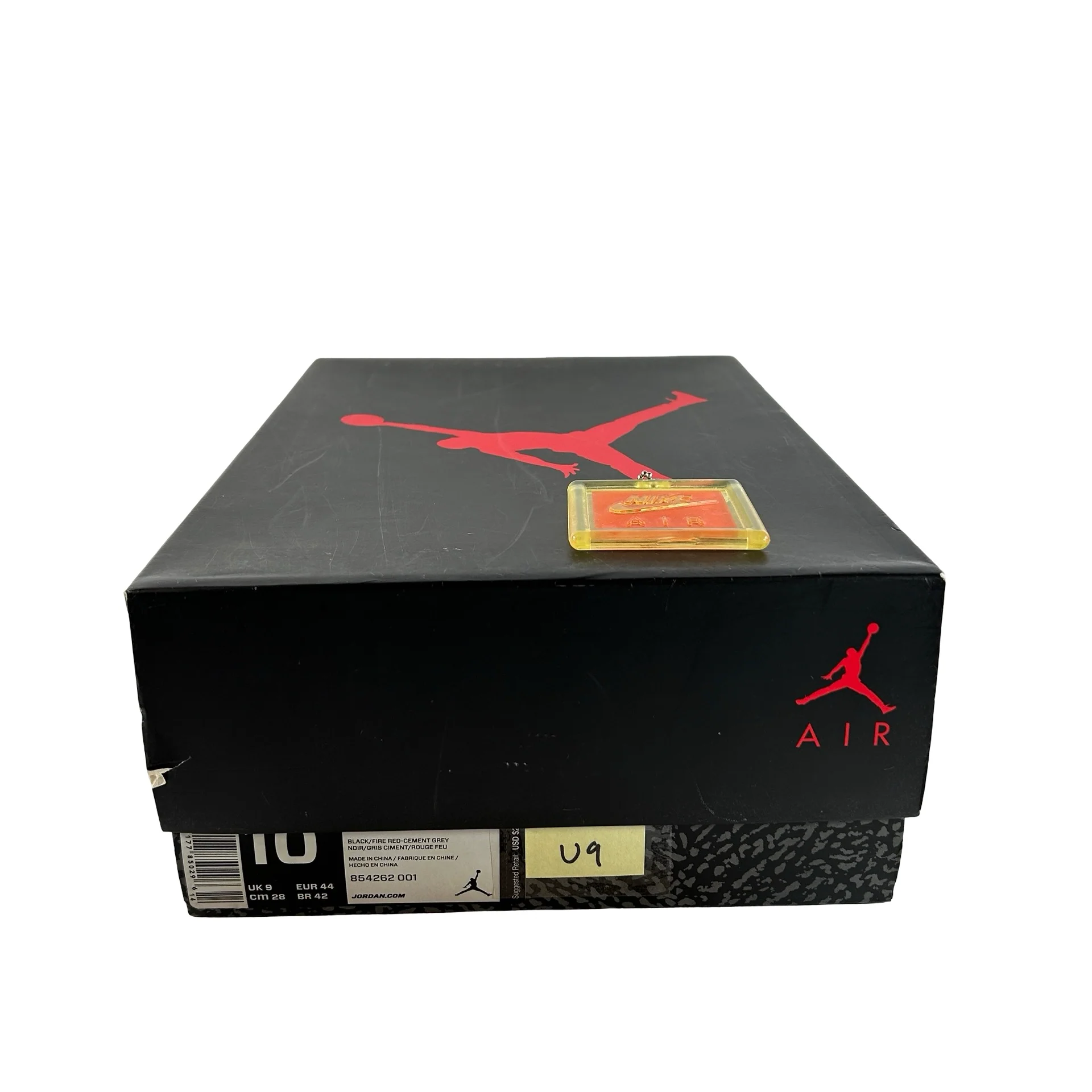 854262 001 Jordan 3 Black Cement 2018 [USED] - 10 M (Used9) - Image 7