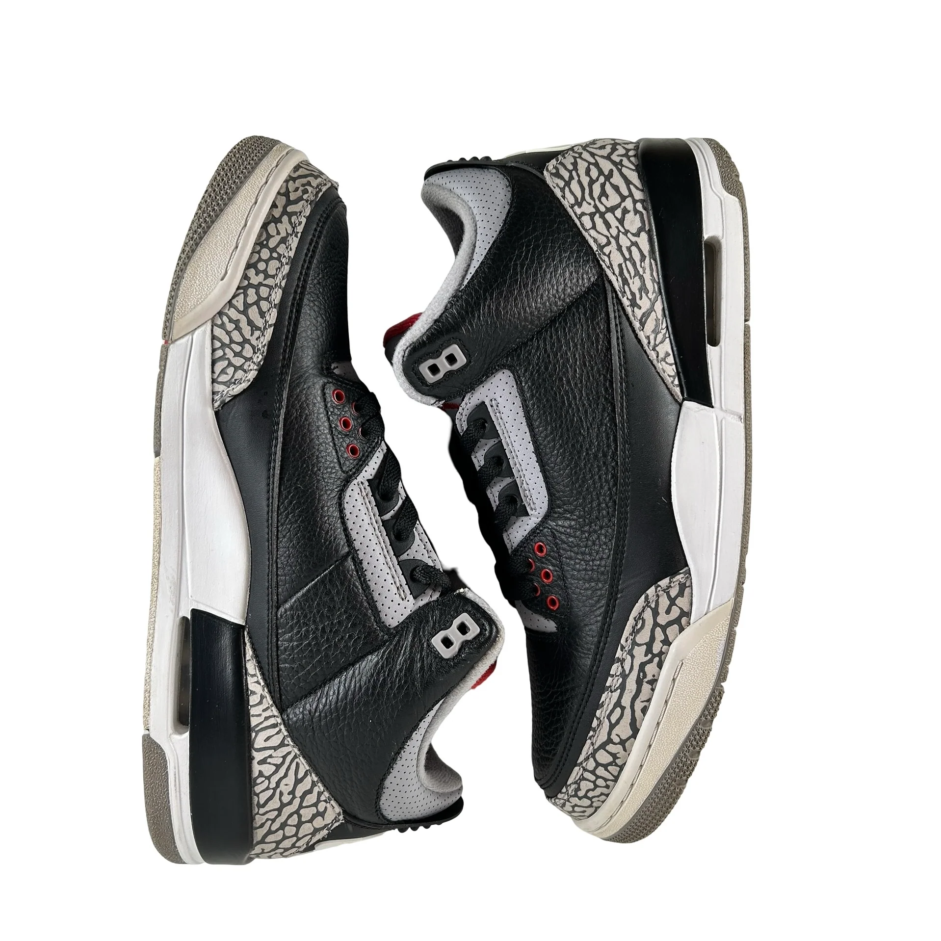 854262 001 Jordan 3 Black Cement 2018 [USED] - 11.5 M (Used10) - Image 4