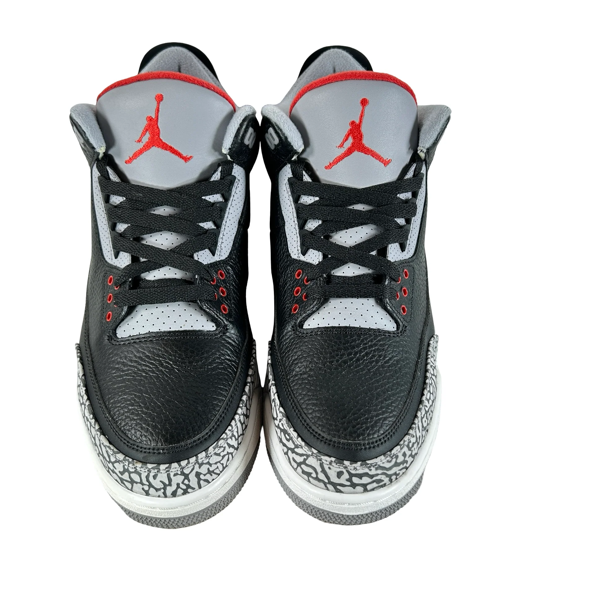 854262 001 Jordan 3 Black Cement 2018 [USED] - 12 M (Used4) (No Box4) - Image 2