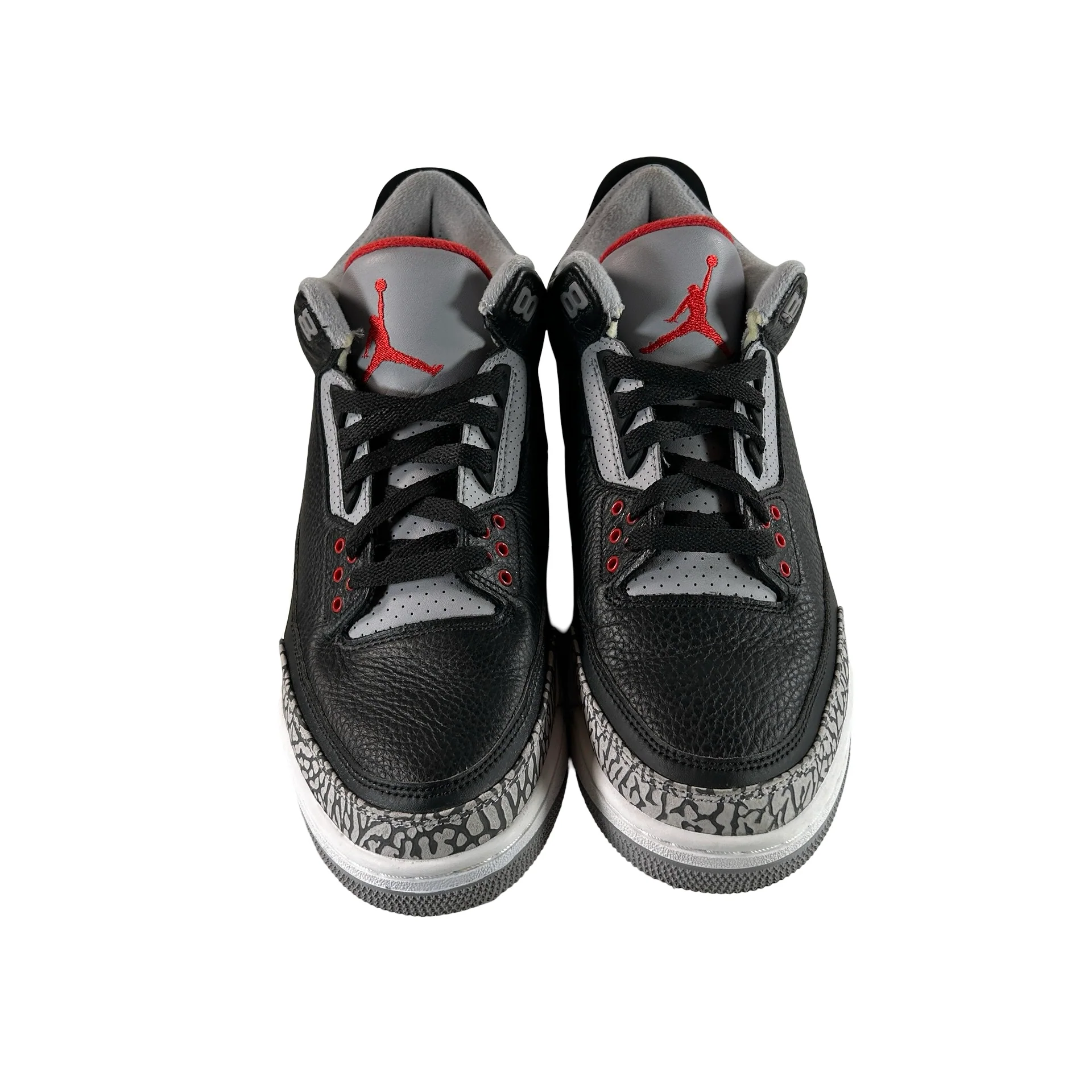 854262 001 Jordan 3 Retro Black Cement (2018) [USED] - 10.5 M (Used3) - Image 2