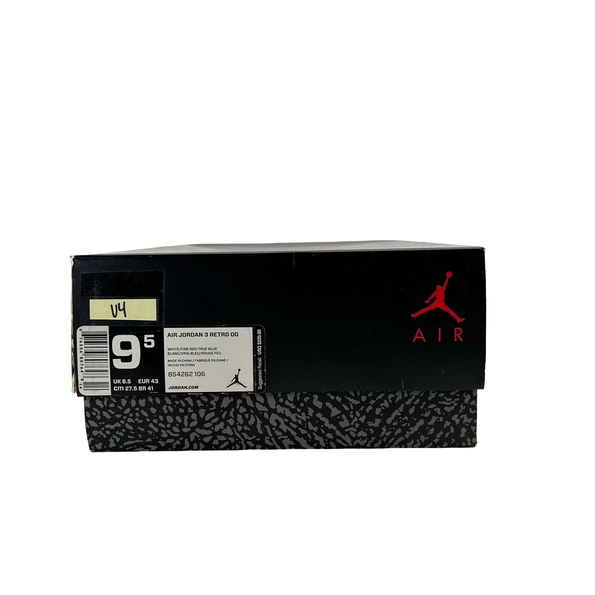 854262 106 Jordan 3 Retro True Blue (2016) - 9.5 M (Used4) - Image 7