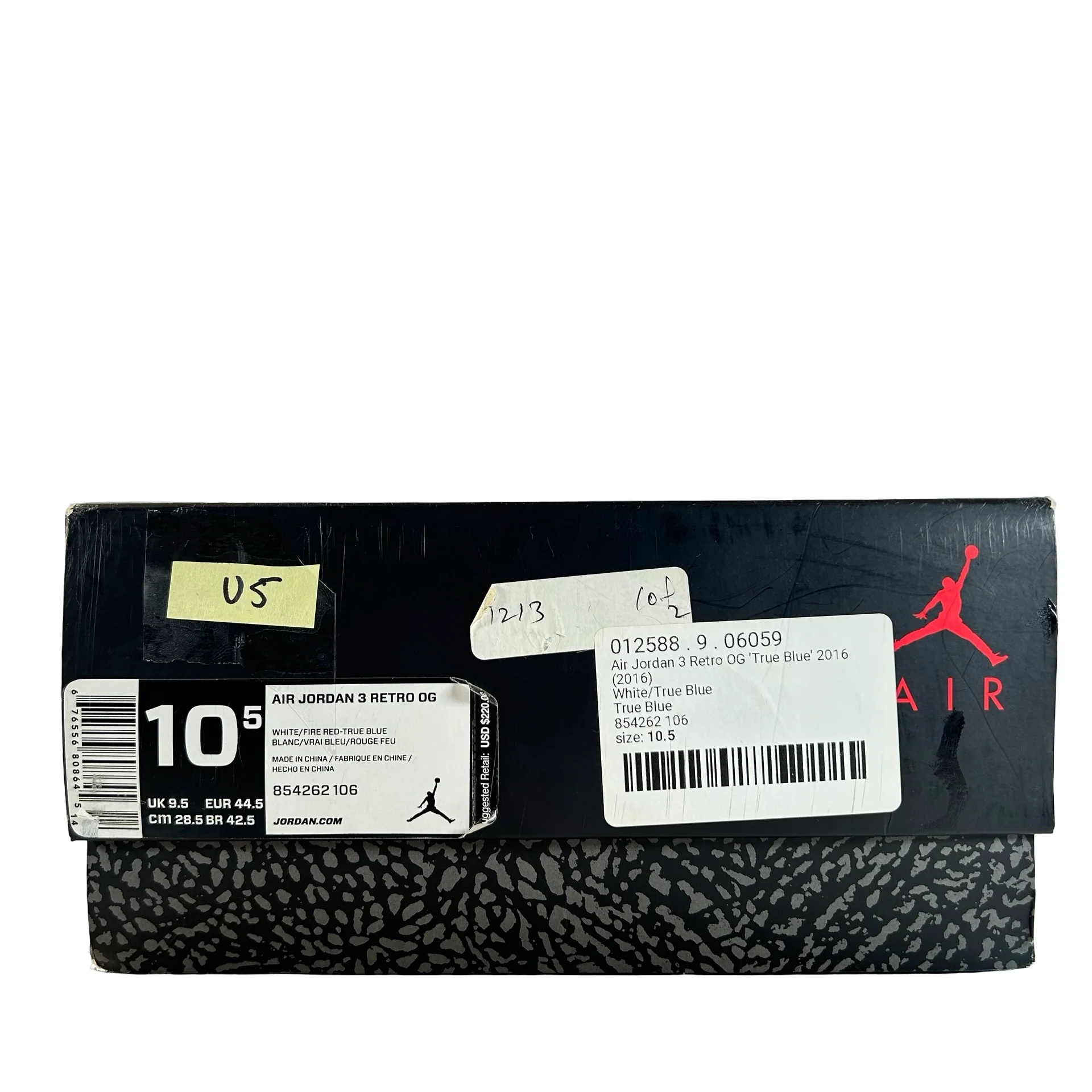 854262 106 Jordan 3 Retro True Blue (2016) [USED] - 10.5 M (Used5) - Image 7