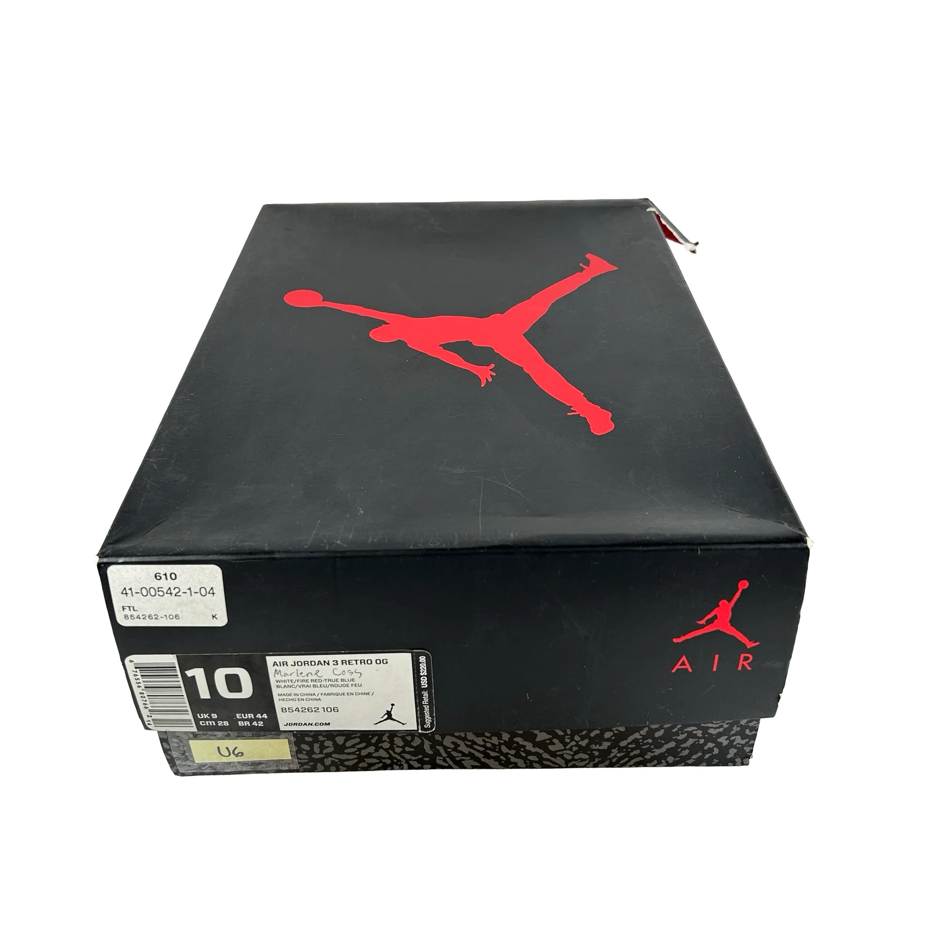 854262 106 Jordan 3 Retro True Blue (2016) [USED] - 10 M (Used6) - Image 7