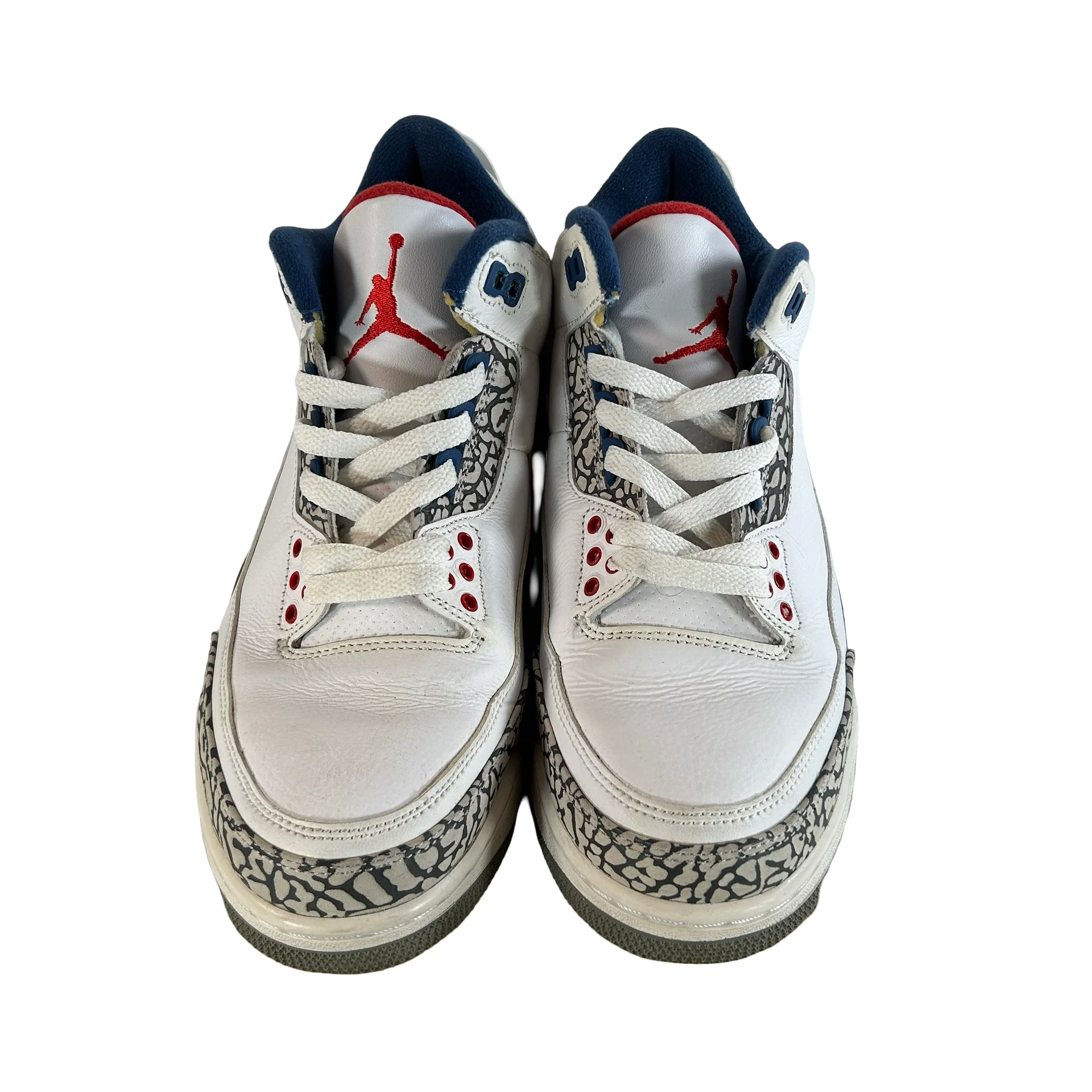 854262 106 Jordan 3 Retro True Blue (2016) [USED] - 8.5 M (Used) (No Box) - Image 2