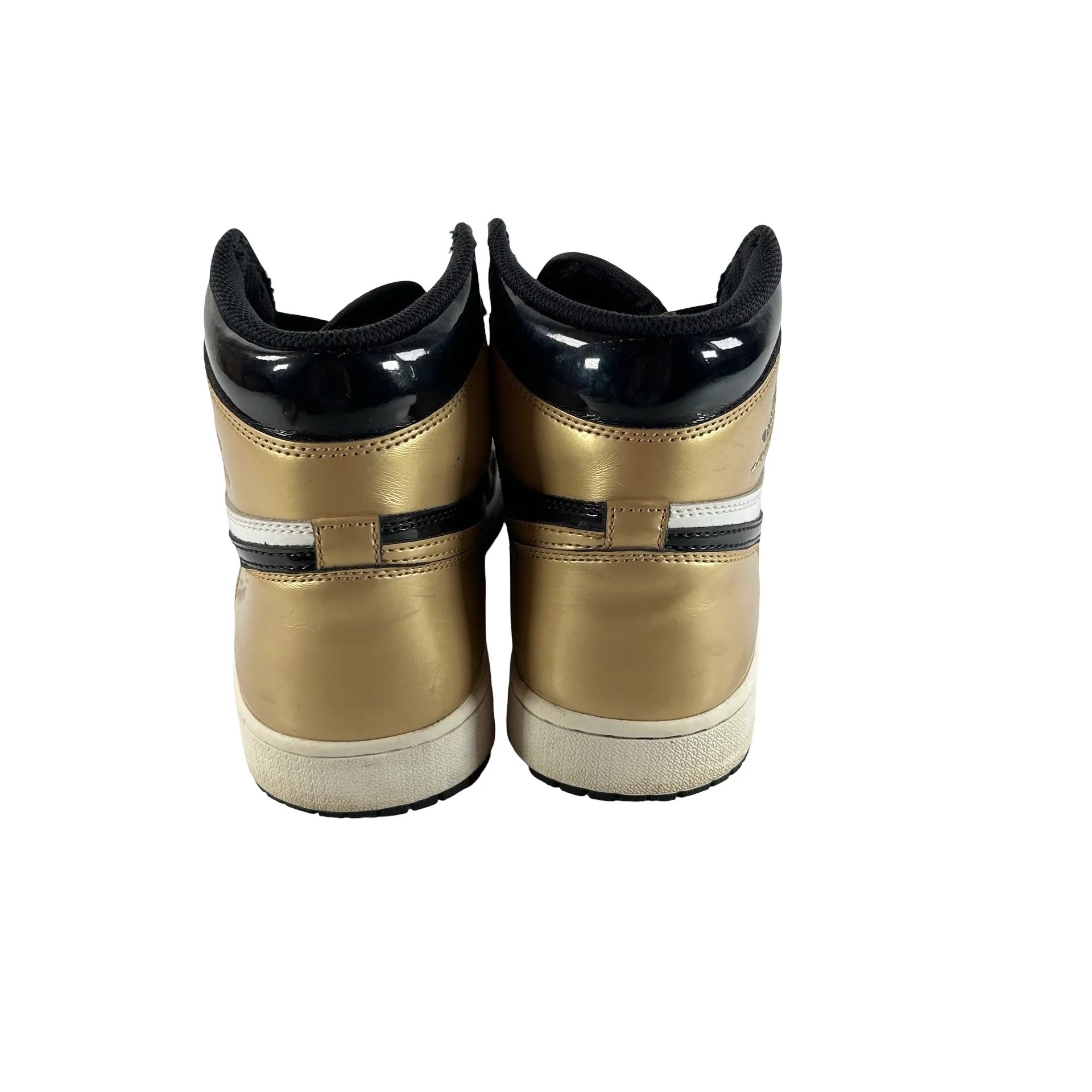 861428 007 Jordan 1 Retro High NRG Patent Gold Toe [USED] - 10 M (Used2) (No Box2) - Image 3