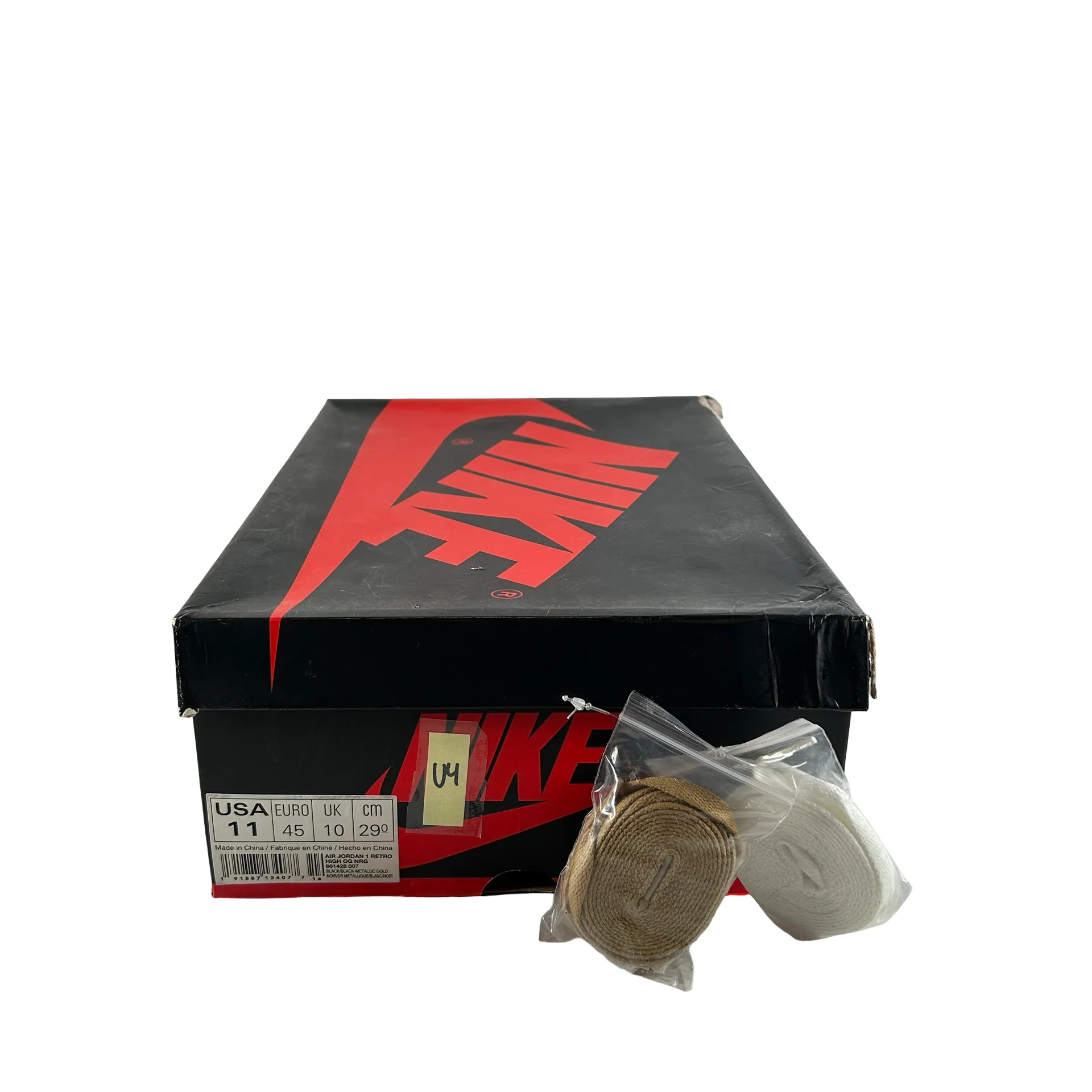 861428 007 Jordan 1 Retro High NRG Patent Gold Toe [USED] - 11 M (Used4) - Image 7