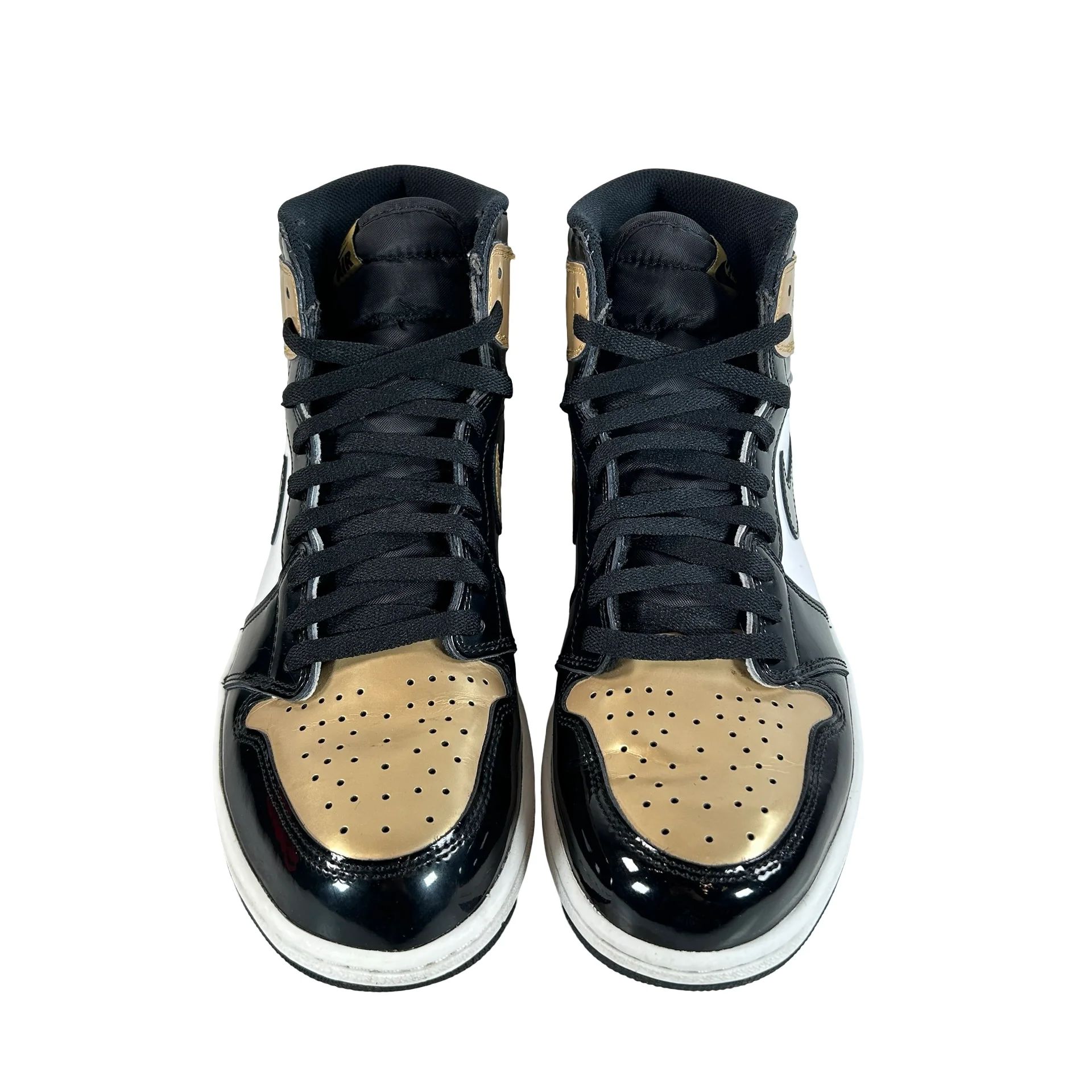 861428 007 Jordan 1 Retro High NRG Patent Gold Toe [USED] - 11 M (Used5) - Image 2