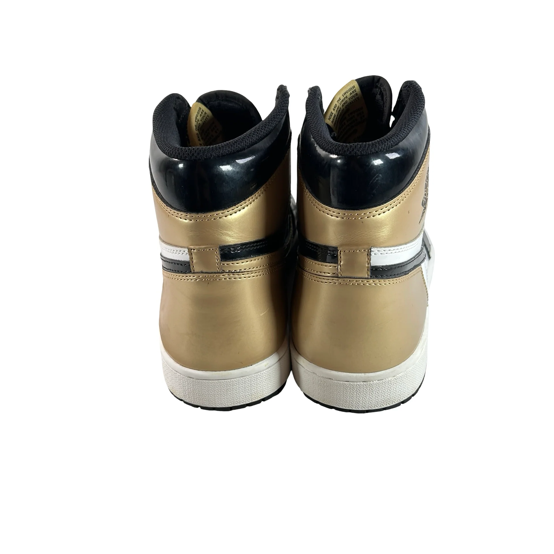 861428 007 Jordan 1 Retro High NRG Patent Gold Toe [USED] - 13 M (Used) (No Box) - Image 3