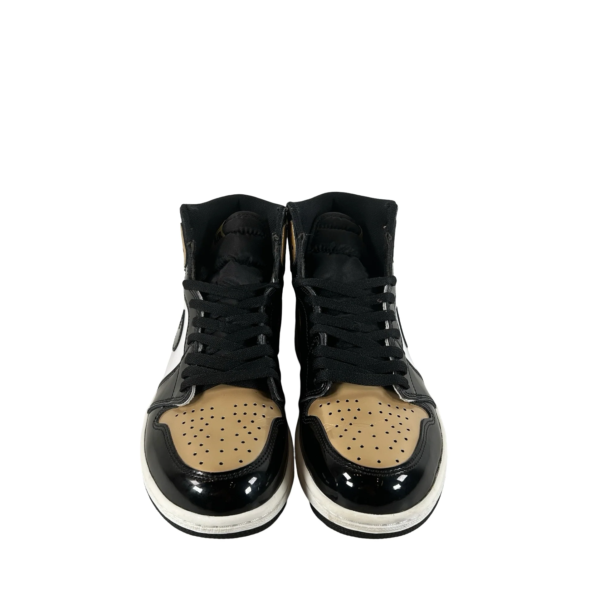 861428 007 Jordan 1 Retro High NRG Patent Gold Toe [USED] - 9 M (Used) - Image 2