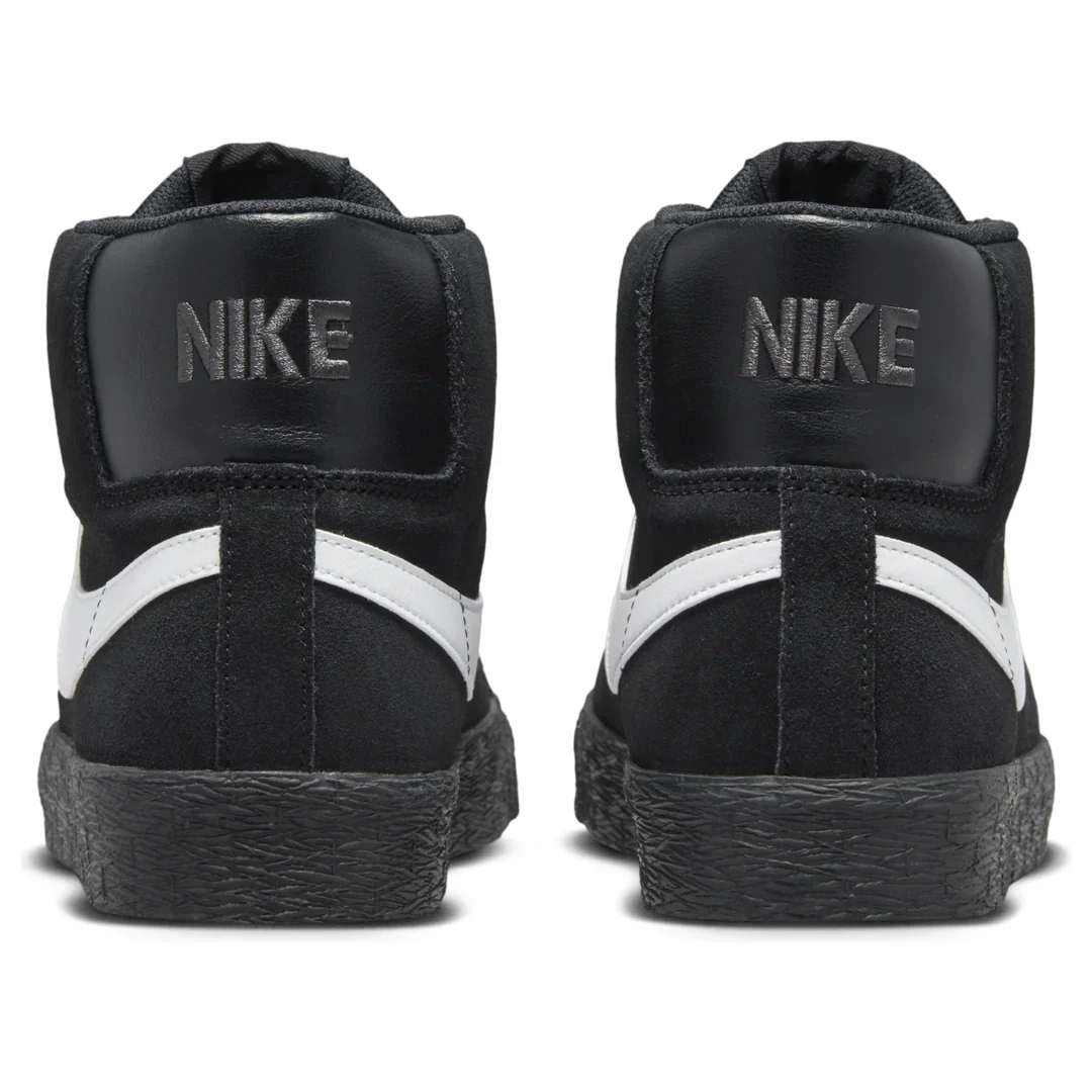 864349 007 Nike SB Zoom Blazer Mid Black White - Image 3