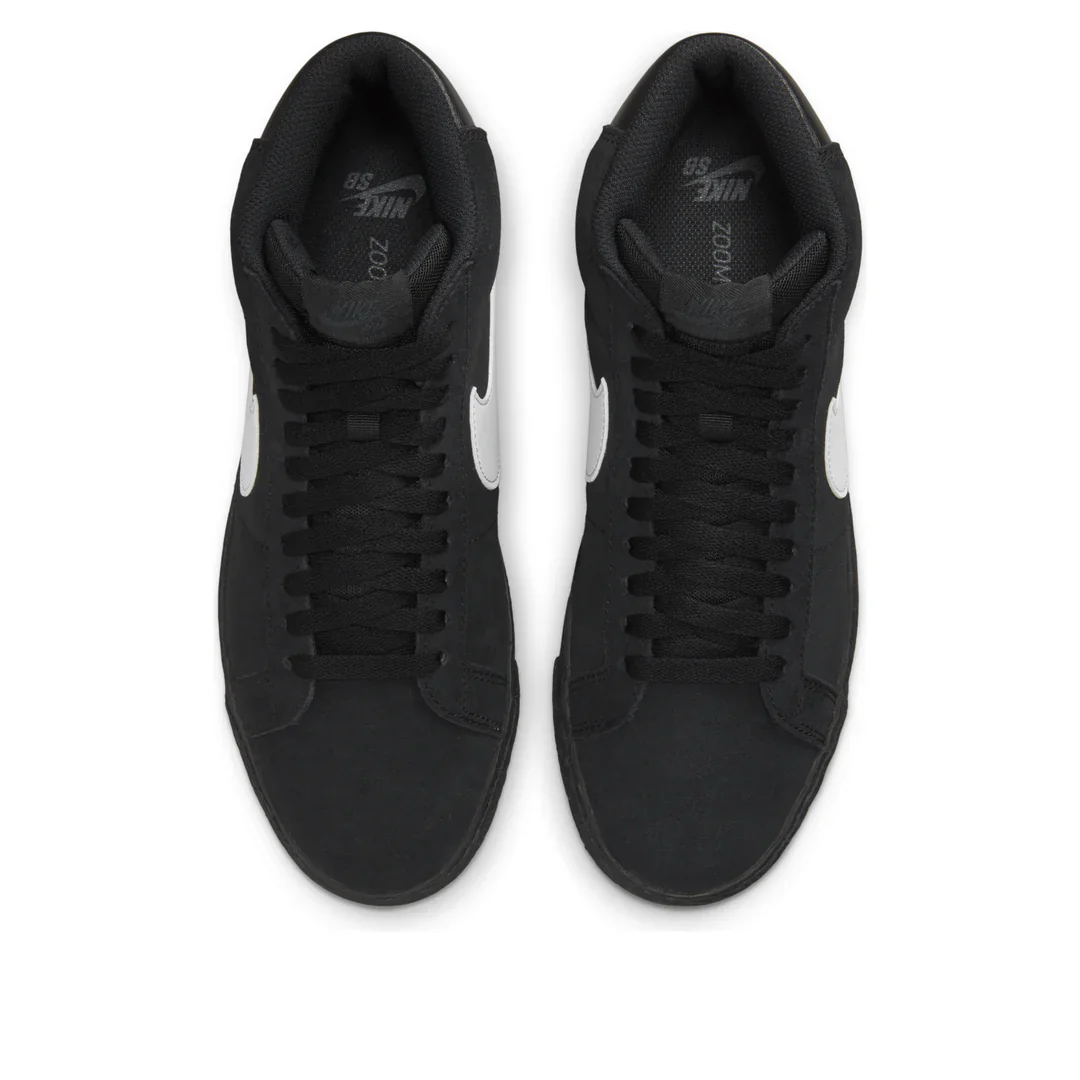 864349 007 Nike SB Zoom Blazer Mid Black White - Image 4