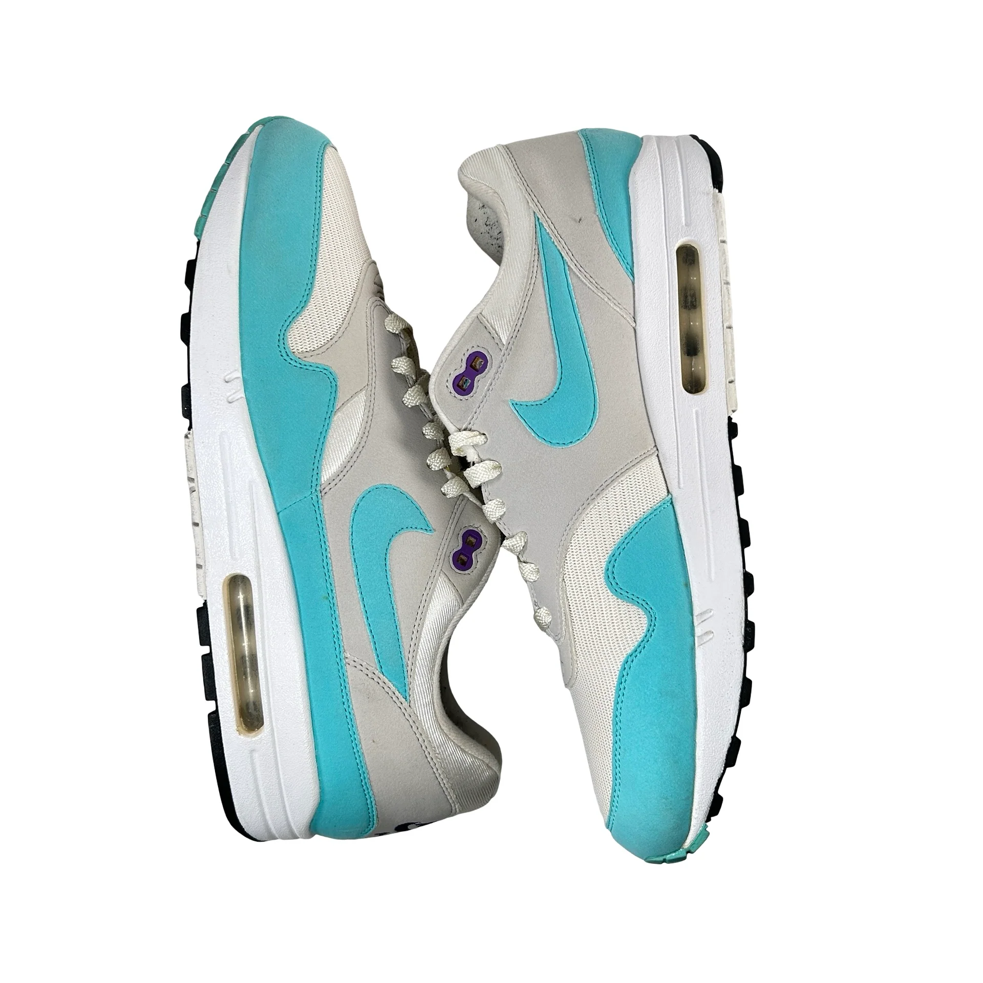 908375 105 Nike Air Max 1 Anniversary Aqua [USED] - 13 M (Used) - Image 3