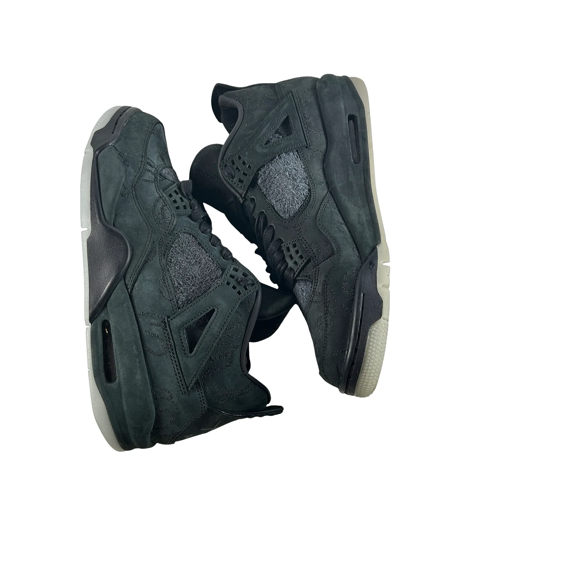 930155 001 Jordan 4 Kaws Black [USED] - 8.5 M (Used) - Image 4