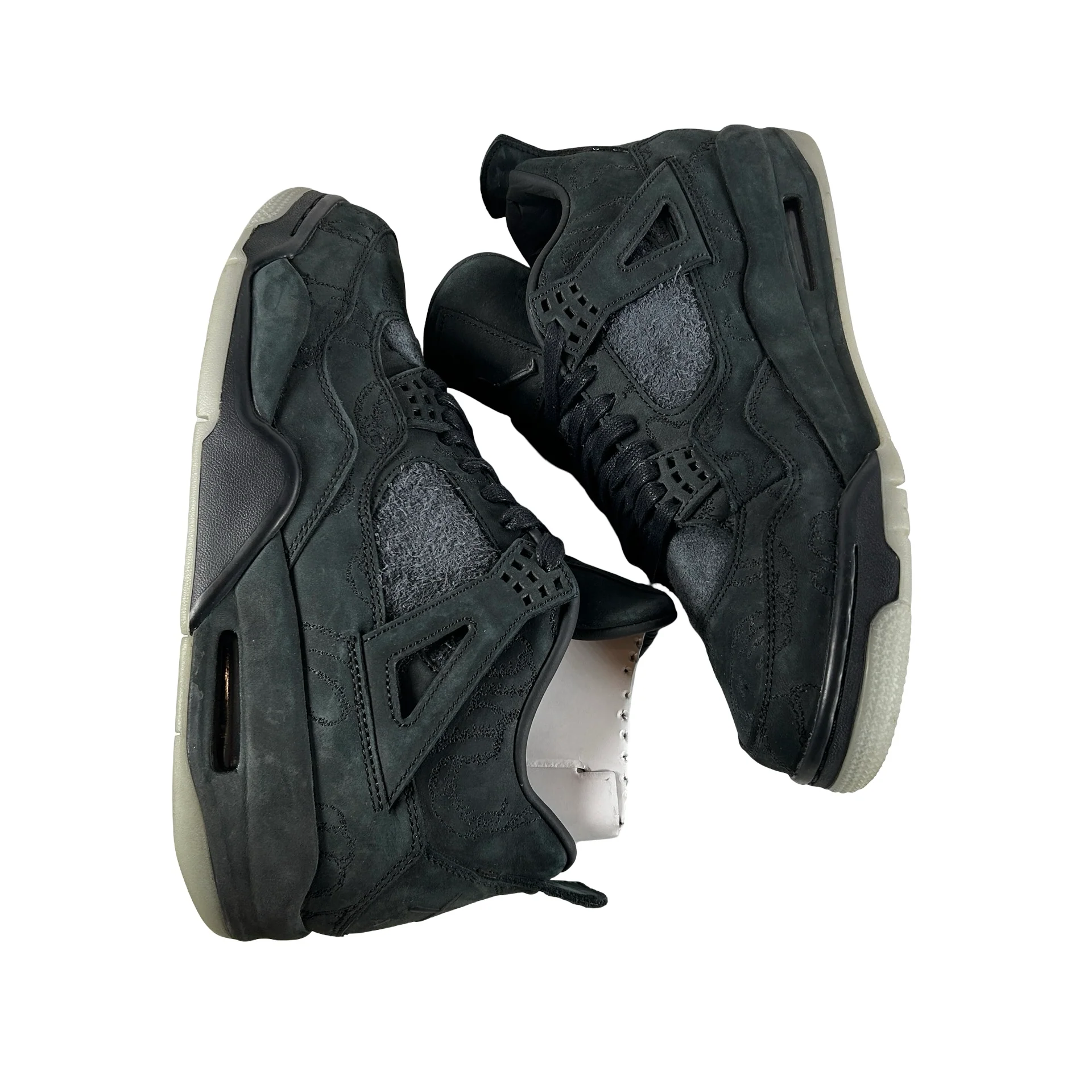 930155 001 Jordan 4 Kaws Black [USED] - 9.5 M (Used) - Image 4