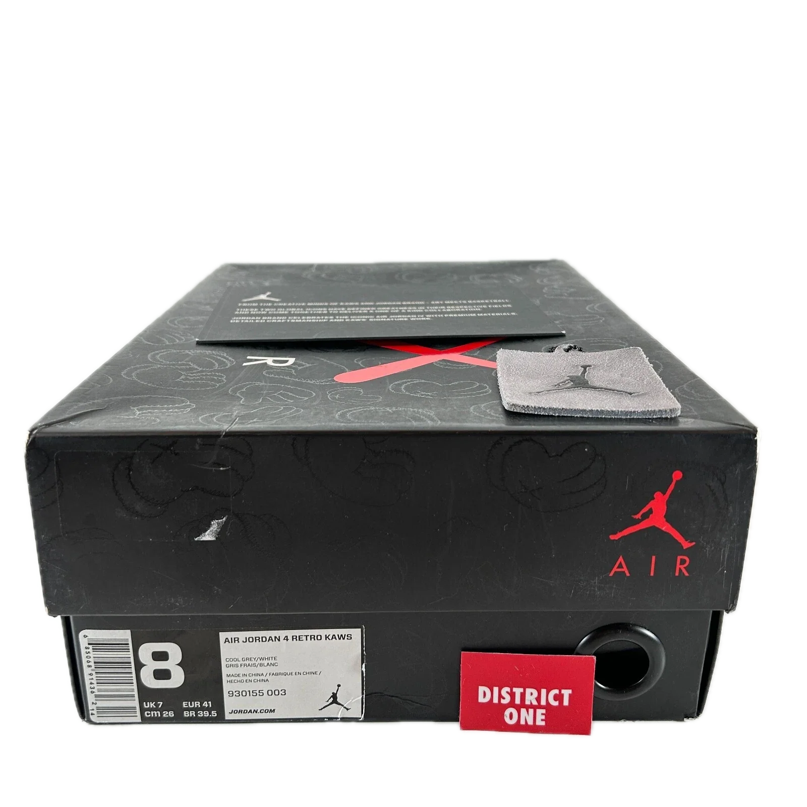 930155 003 Jordan 4 Kaws Grey [USED] - 8 M (Used) - Image 7