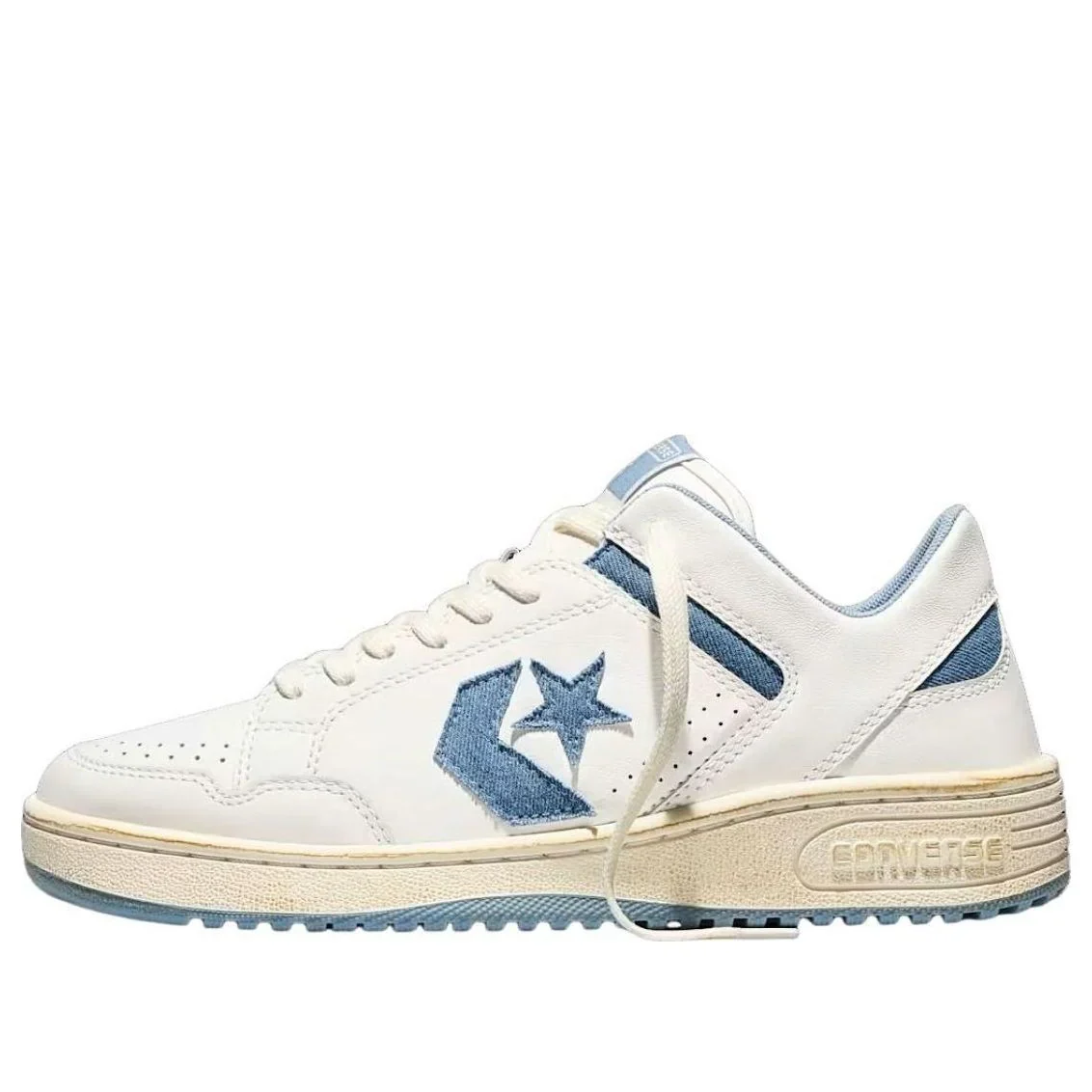 A190366C Converse Weapon Ox Eric Emanuel Denim Vintage White
