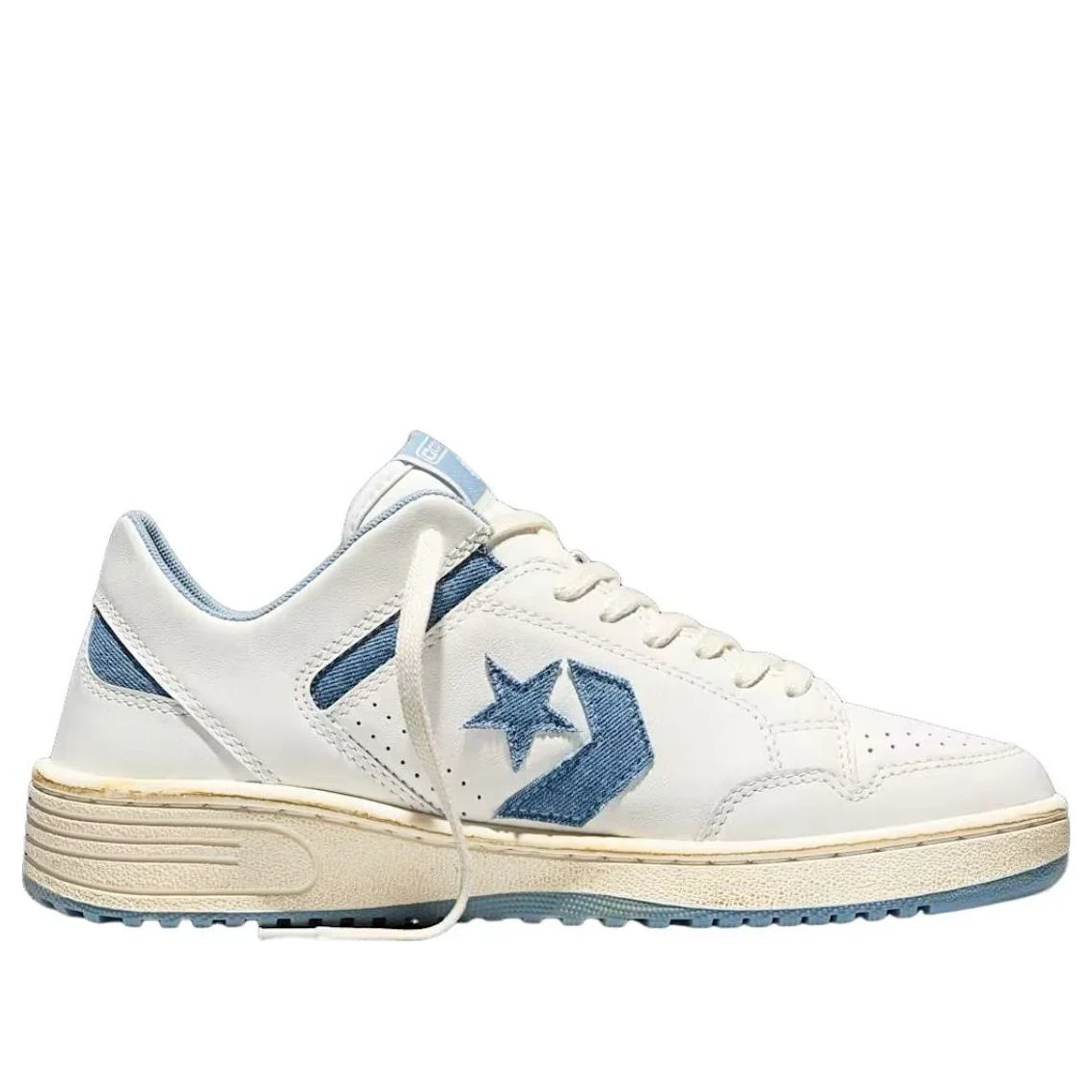 A190366C Converse Weapon Ox Eric Emanuel Denim Vintage White - Image 2