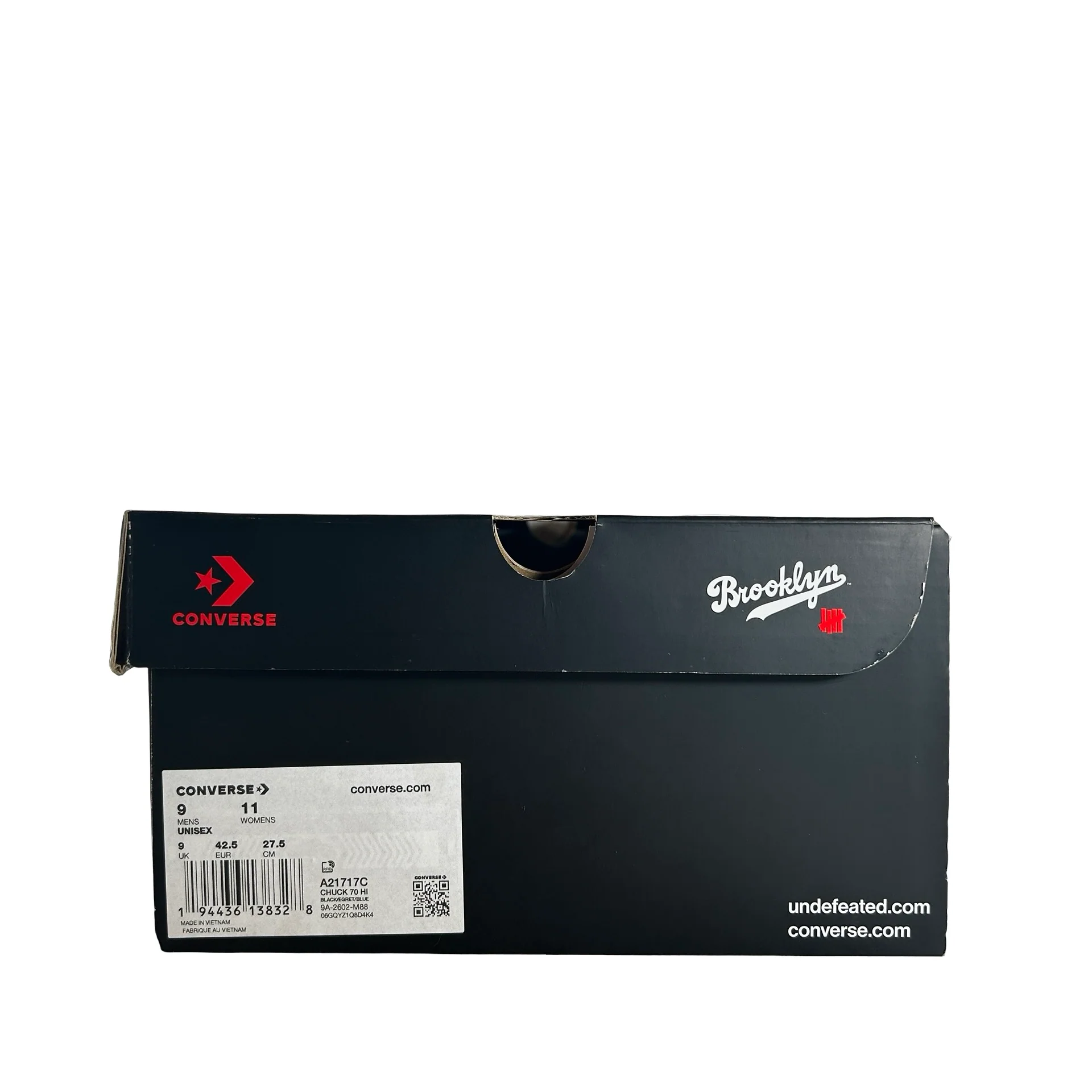 A21717C Converse Chuck Taylor All Star Hi Undefeated x Brooklyn Dodgers Ostrich [USED] - 9 M (Used) - Image 7