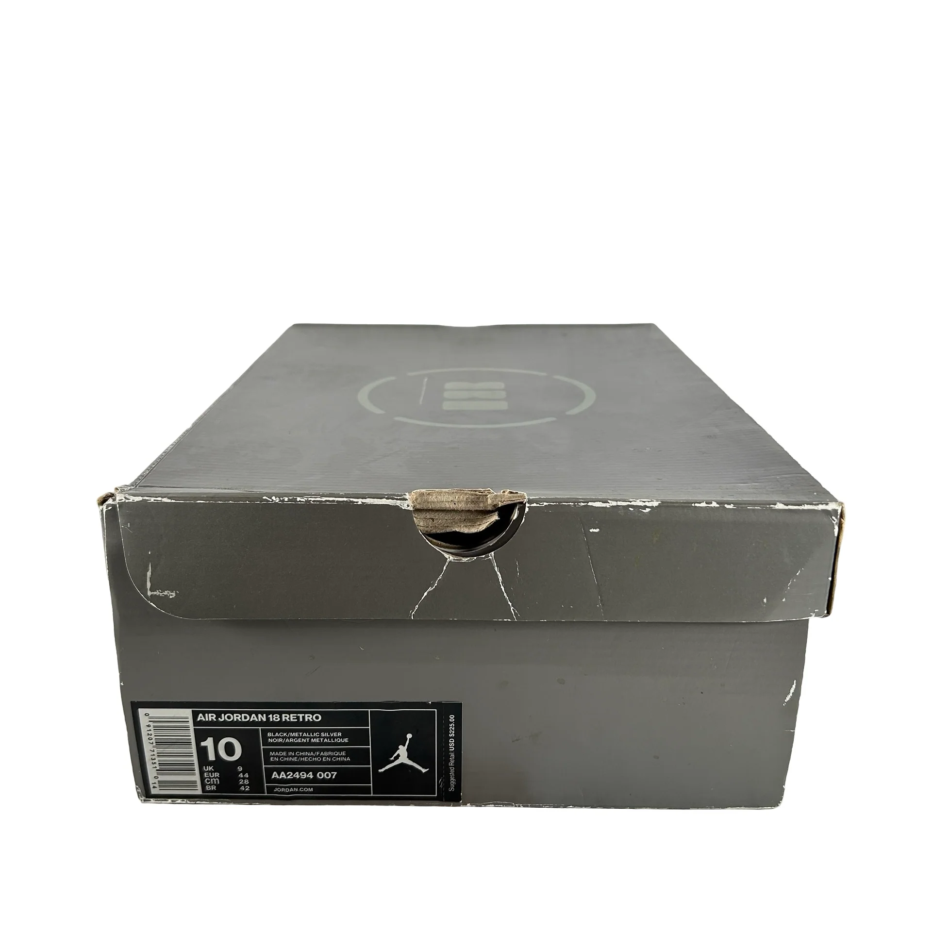 AA2494 007 Jordan 18 Retro Black Sport Royal (2018) [USED] - 10 M (Used) - Image 7