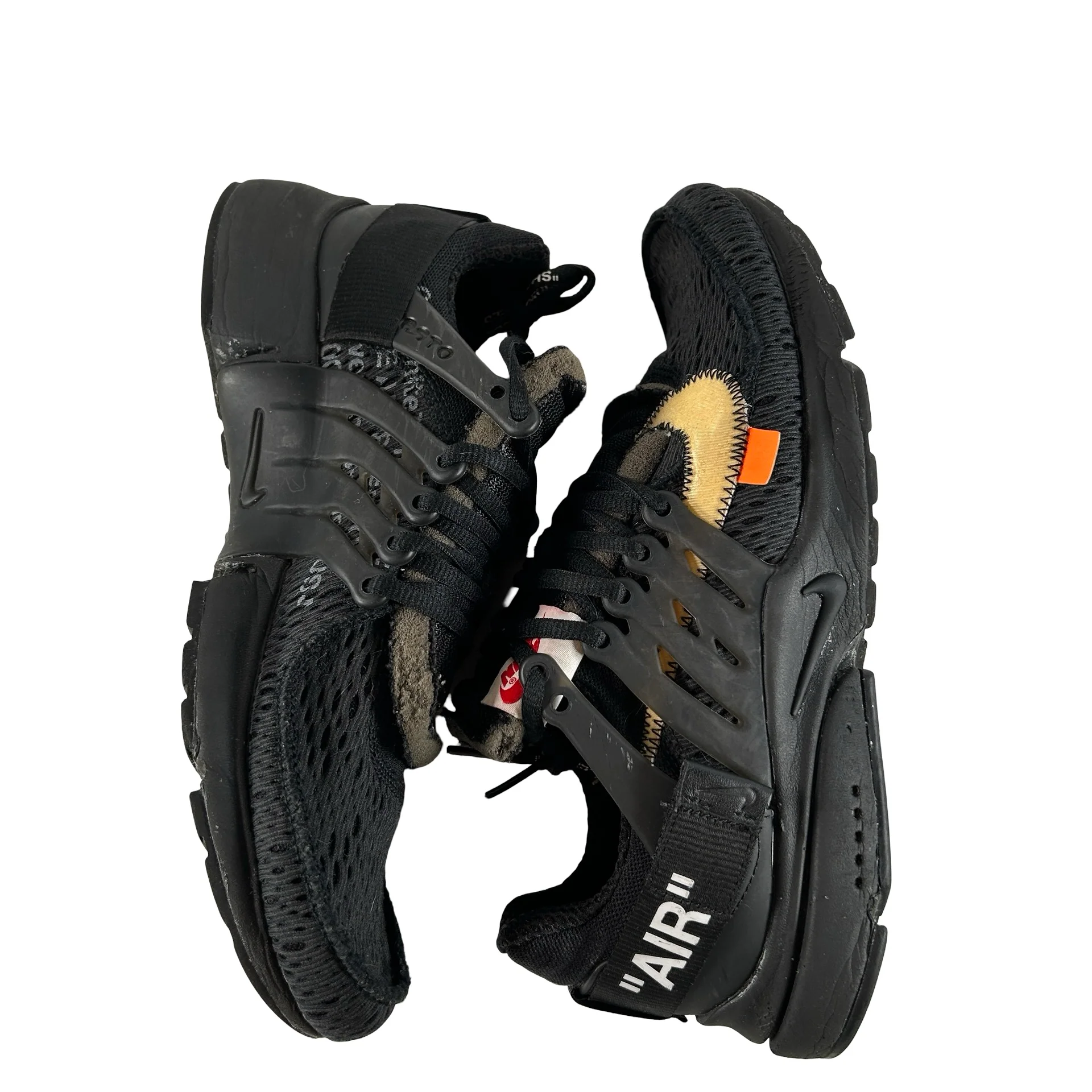 AA3830 002 Nike Air Presto Off-White Black (2018) [USED] - 8 M (Used2) (Replace Box2) - Image 4