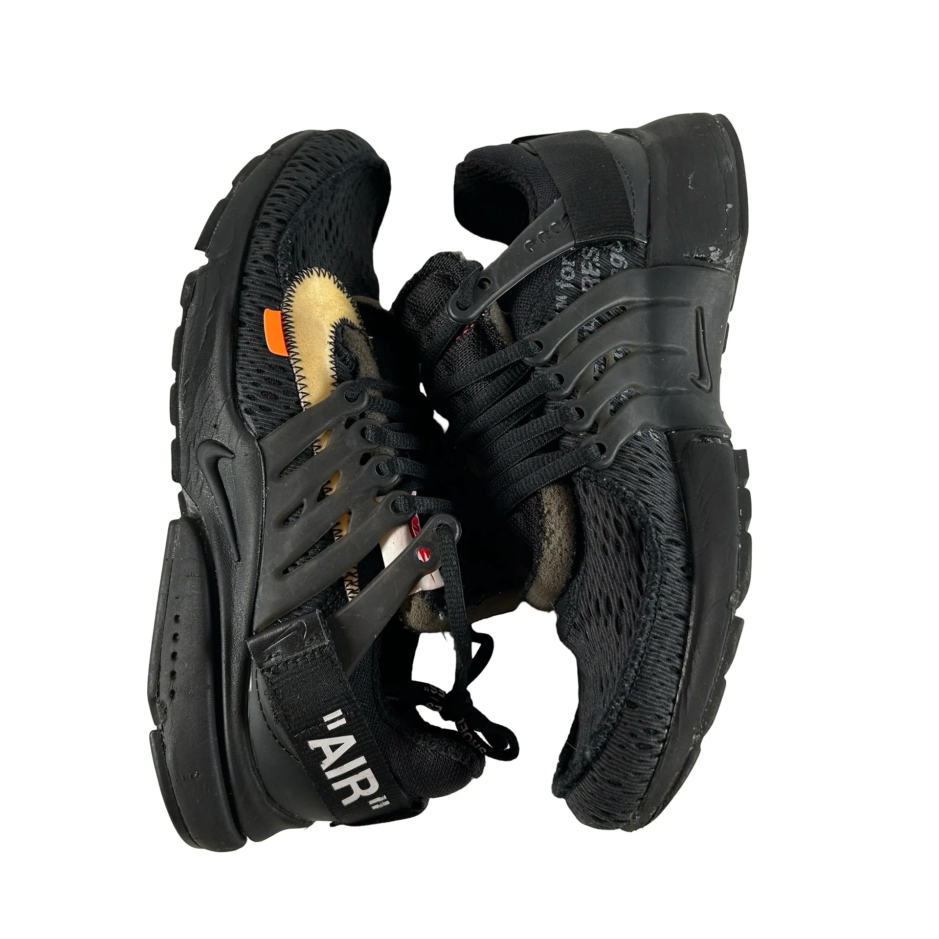 AA3830 002 Nike Air Presto Off-White Black (2018) [USED] - 8 M (Used2) (Replace Box2) - Image 5
