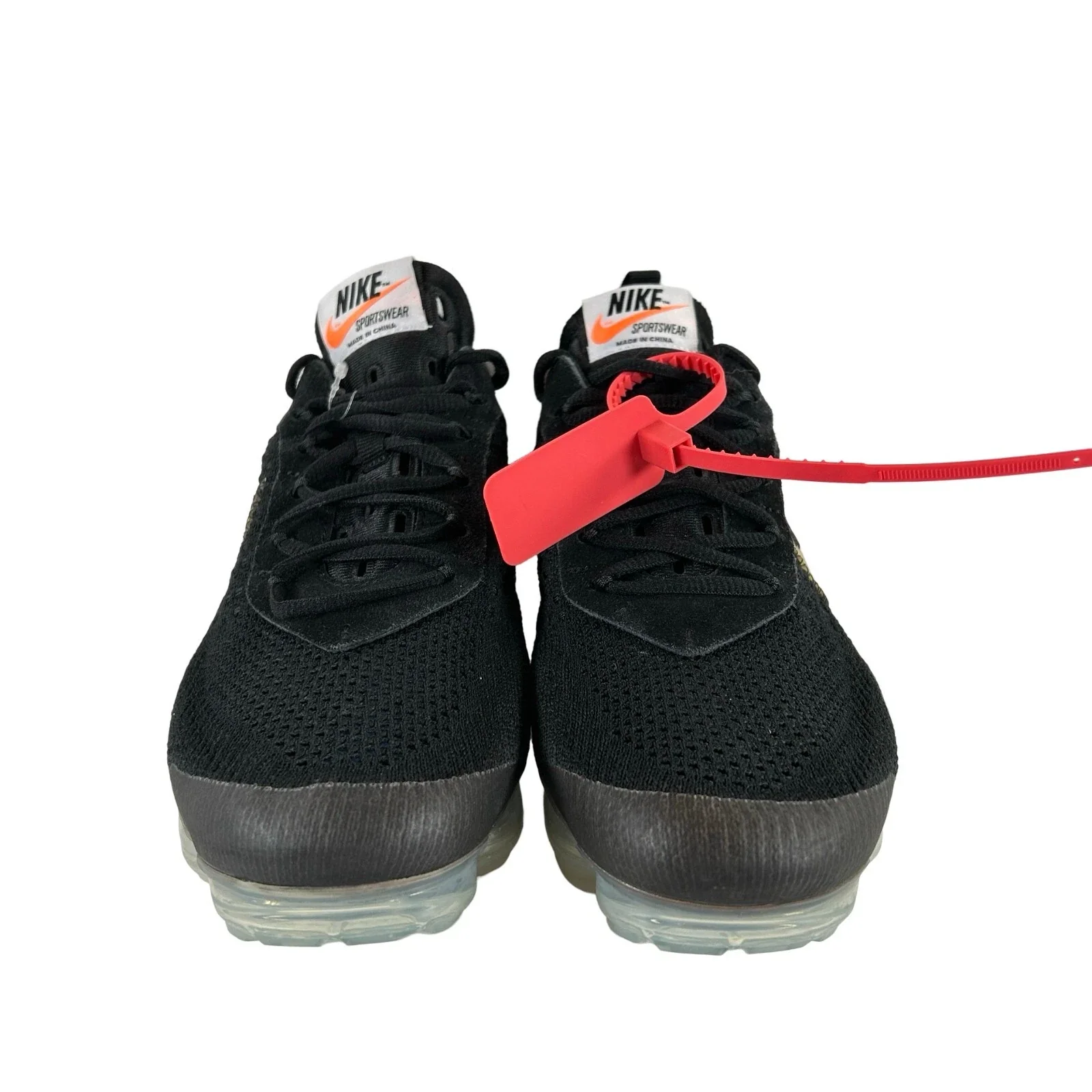 AA3831 002 Nike Air VaporMax Off-White Black (2018) - 9 M (Yellowing) (No Box) - Image 2