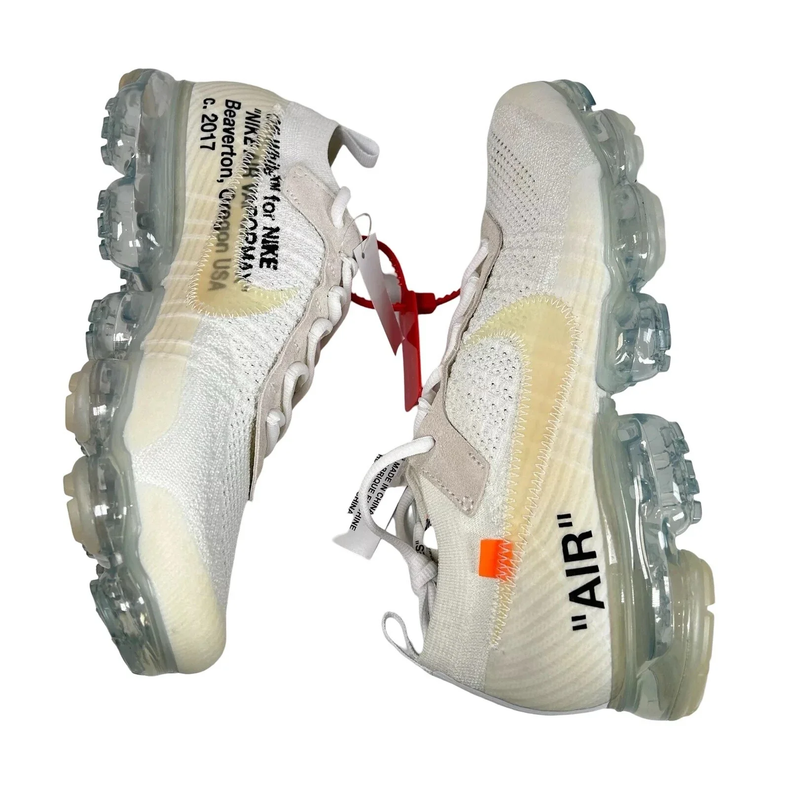 AA3831 100 Nike Air VaporMax Off-White (2018) - 11 M (Yellowing) - Image 5