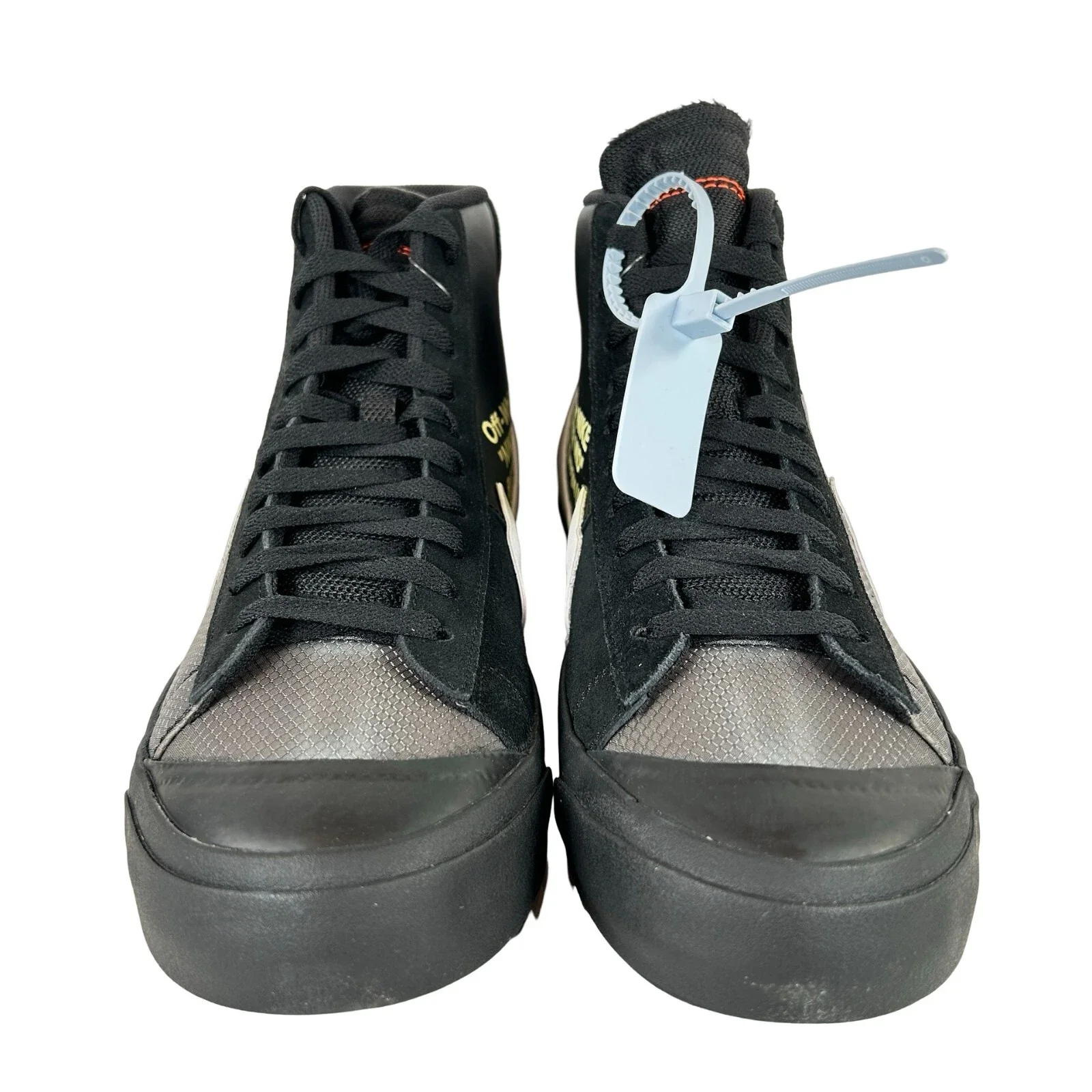AA3832 001 Nike Blazer Off-White Black - 11.5 M (Yellowing) - Image 2