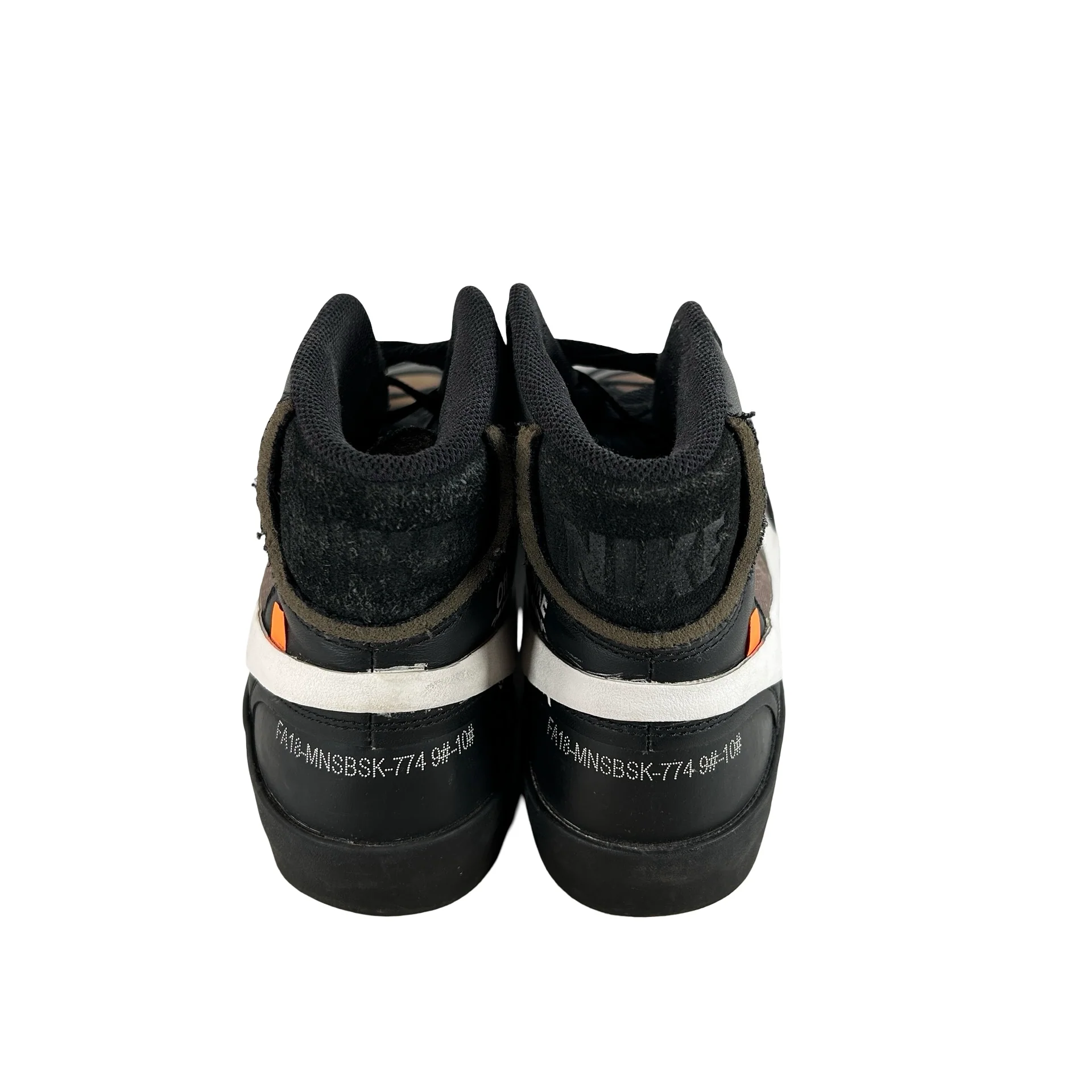 AA3832 001 Nike Blazer Off-White Black [USED] - 10 M (Used) (No Box) - Image 3