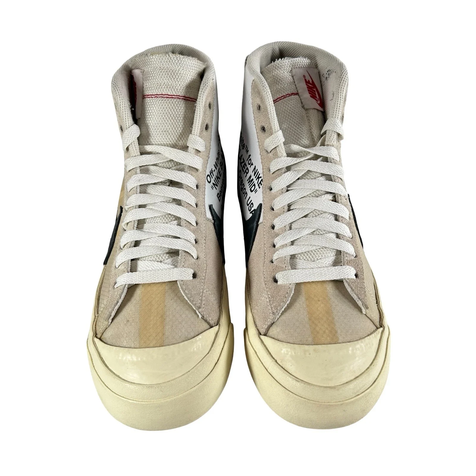 AA3832 100 Nike Blazer Mid Off-White [USED] - 8.5 M (Used) - Image 2