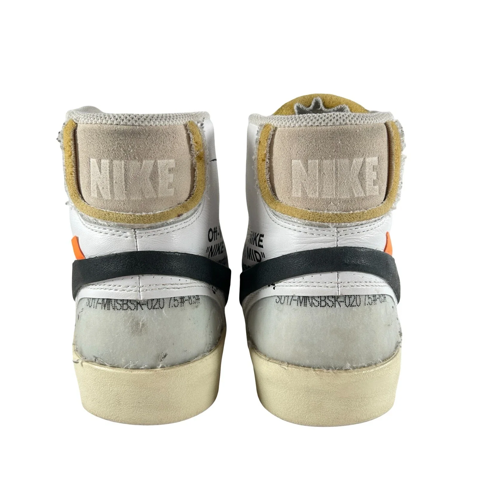 AA3832 100 Nike Blazer Mid Off-White [USED] - 8.5 M (Used) - Image 3