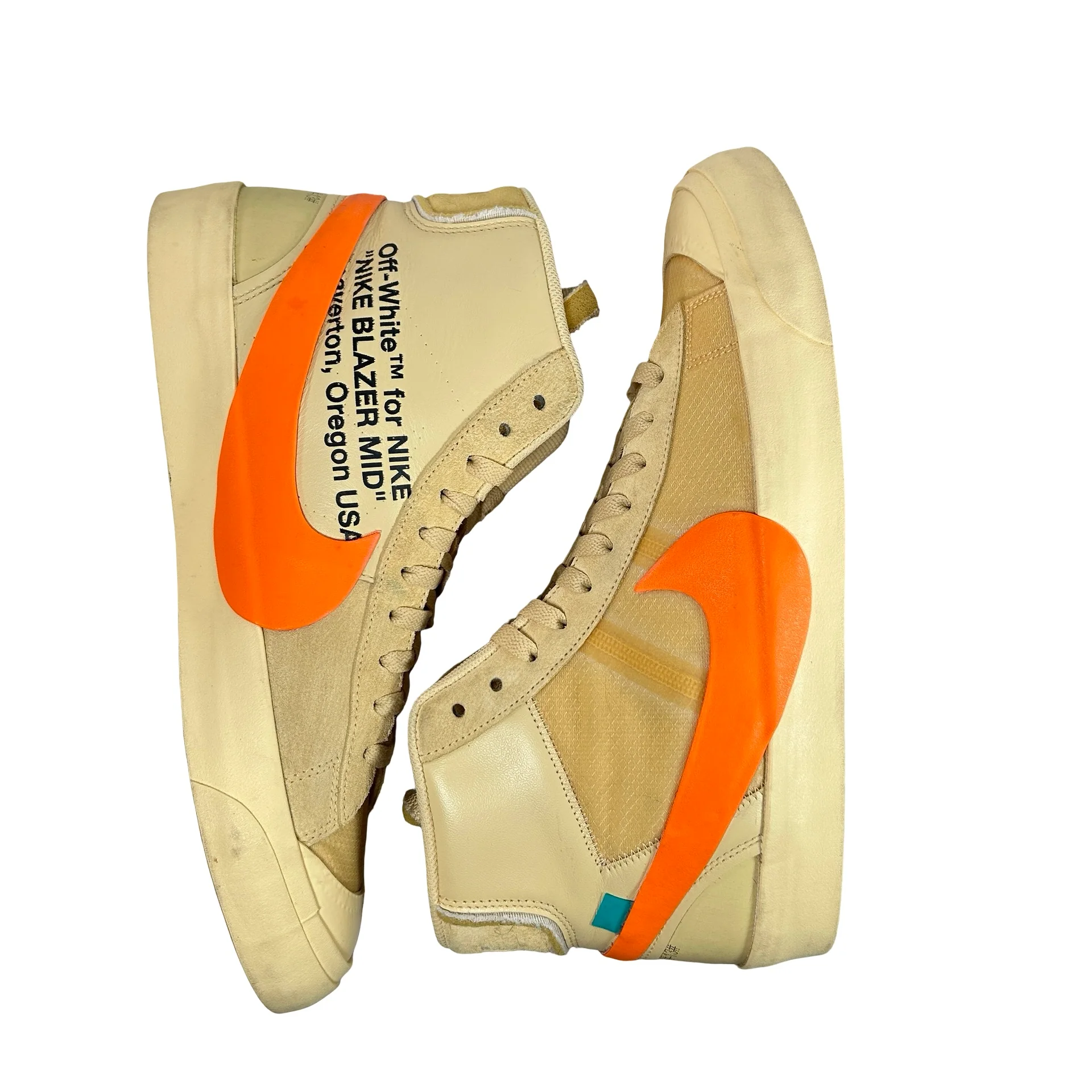 AA3832 700 Nike Blazer Off-White Orange [USED] - 13 M (Used2) - Image 4