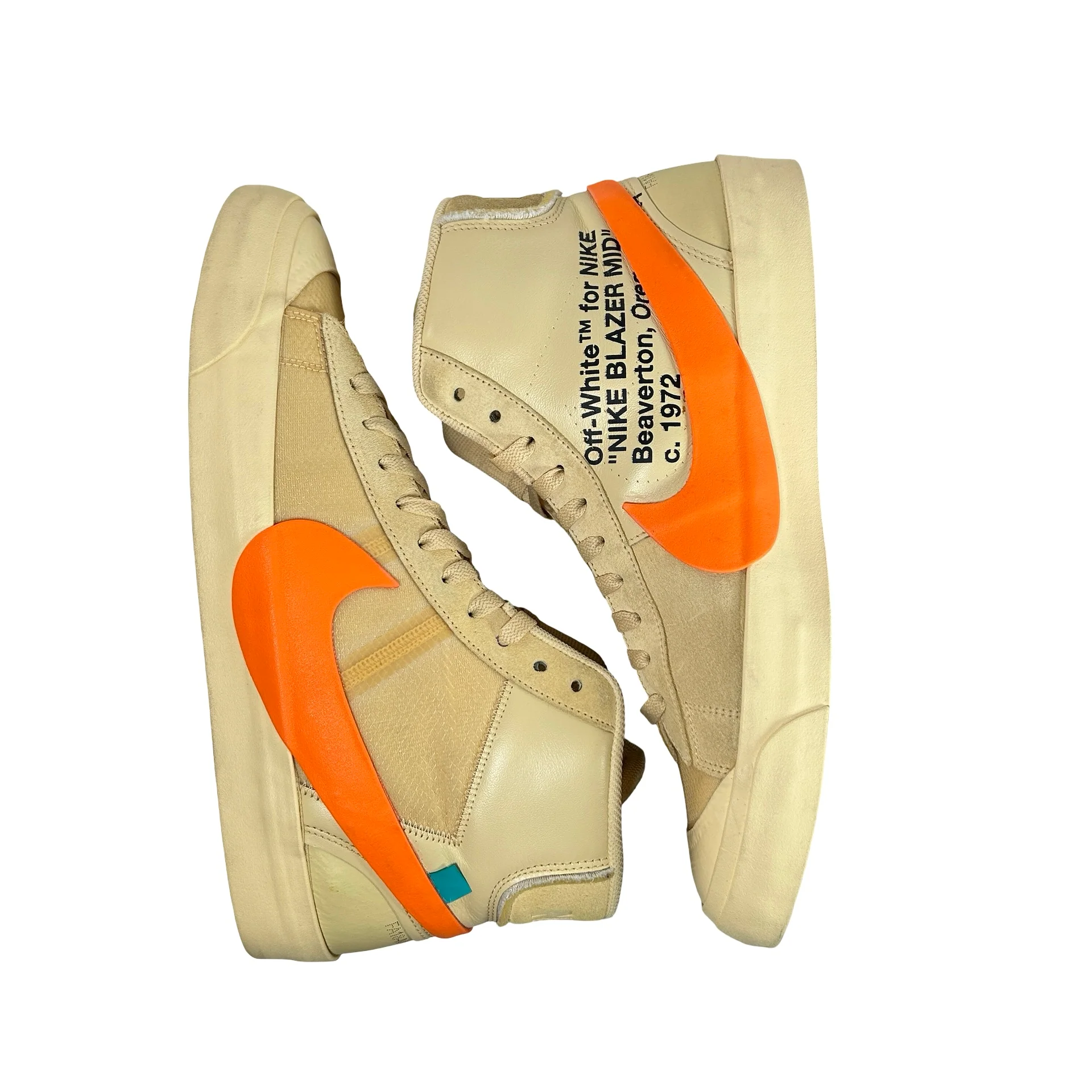 AA3832 700 Nike Blazer Off-White Orange [USED] - 13 M (Used2) - Image 5