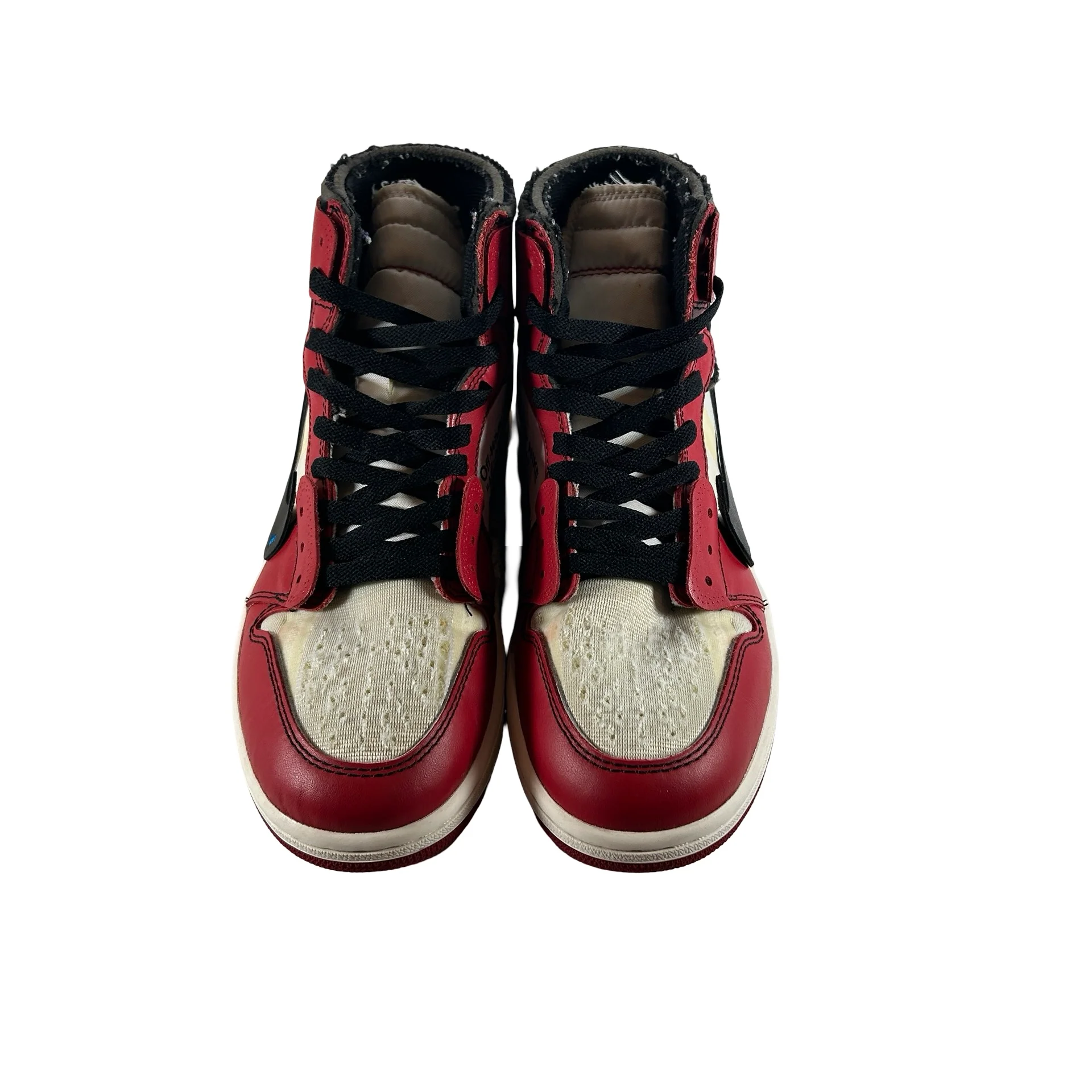 AA3834 101 Jordan 1 Retro High Off-White Chicago [USED] - 9 M (Used) - Image 2