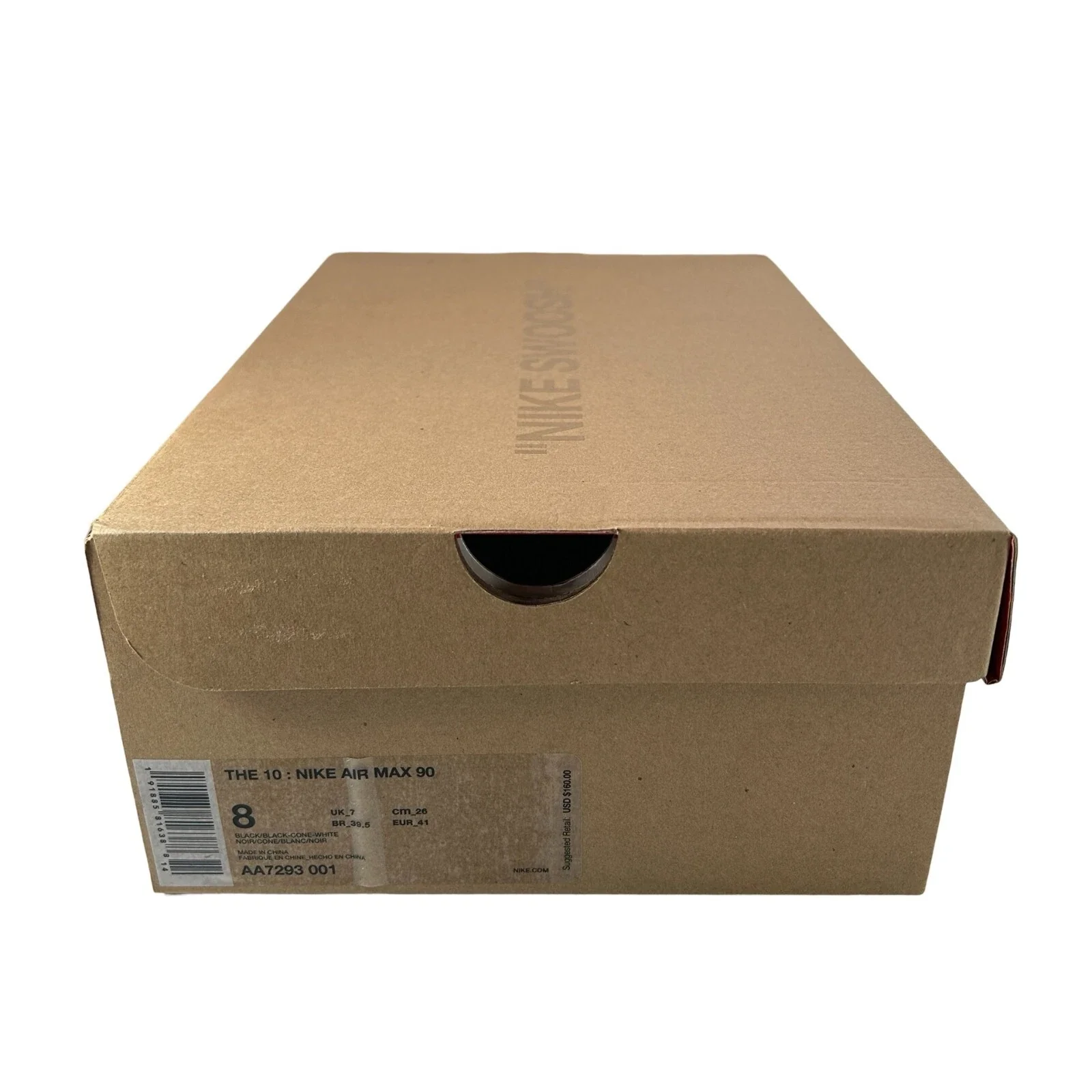 AA7293 001 Air Max 90 Off-White Black - 8 M (Swooshes Slightly Yellowing) - Image 6