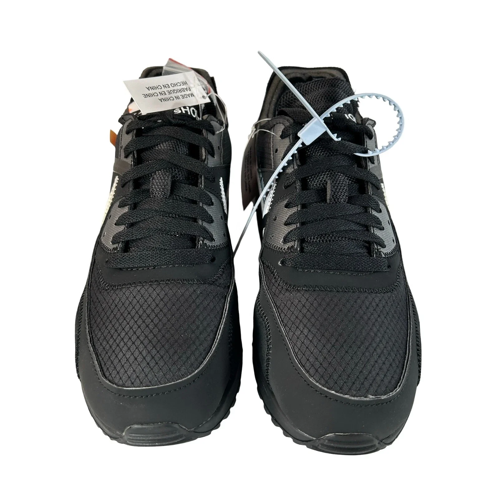 AA7293 001 Air Max 90 Off-White Black - 9 M (Swooshes Slightly Yellowing) - Image 2