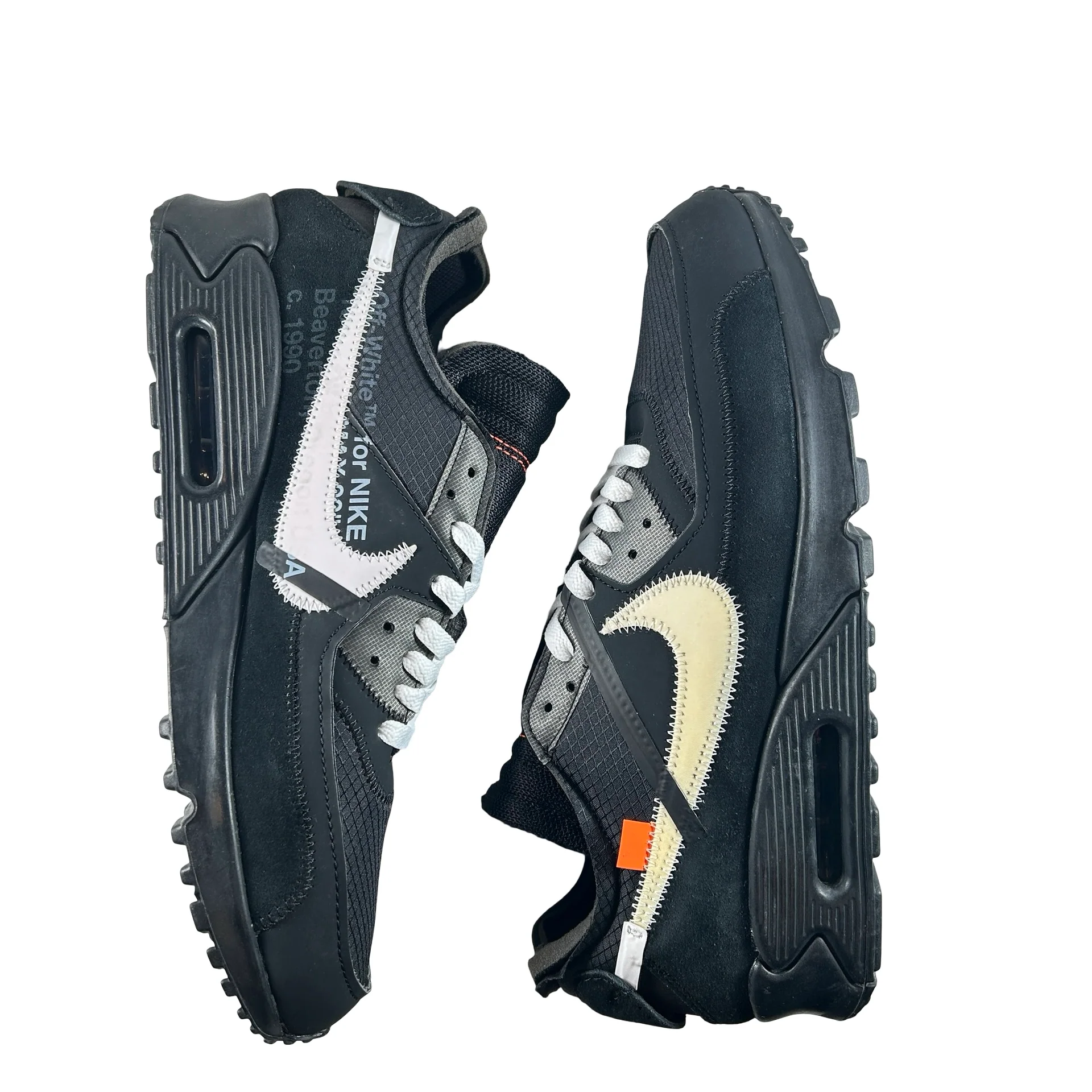 AA7293 001 Air Max 90 Off-White Black [USED] - 11.5 M (Used) - Image 5