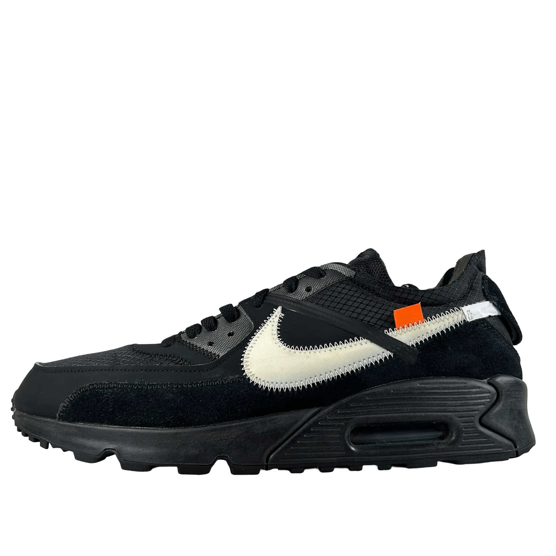 AA7293 001 Air Max 90 Off-White Black [USED] - 12 M (Used) (Replace Box)