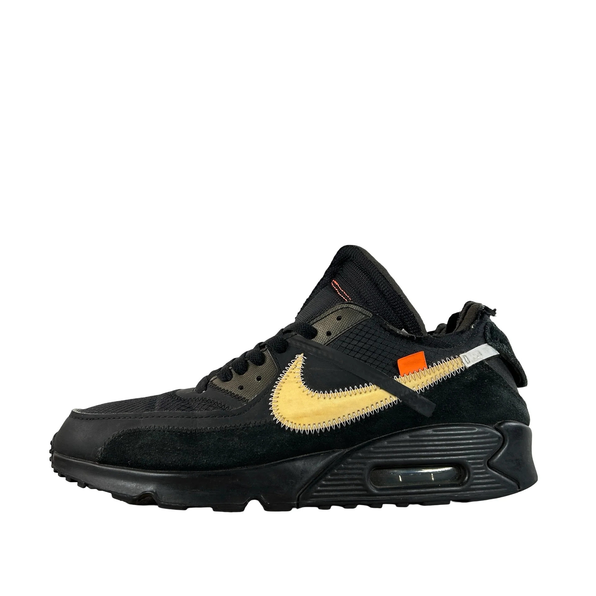 AA7293 001 Air Max 90 Off-White Black [USED] - 9.5 M (Used)