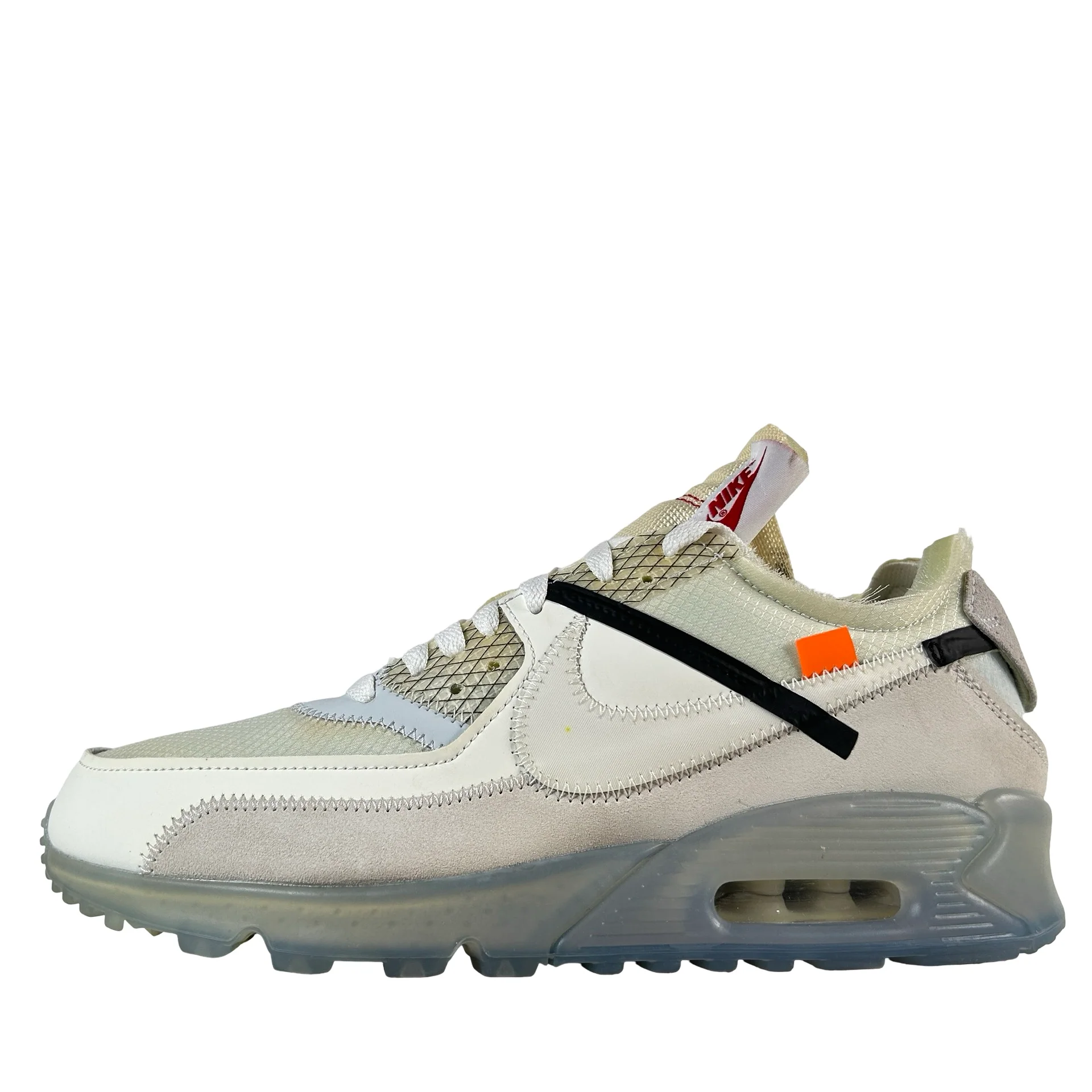 AA7293 100 Nike Air Max 90 Off-White - 10 M (Yellowing)