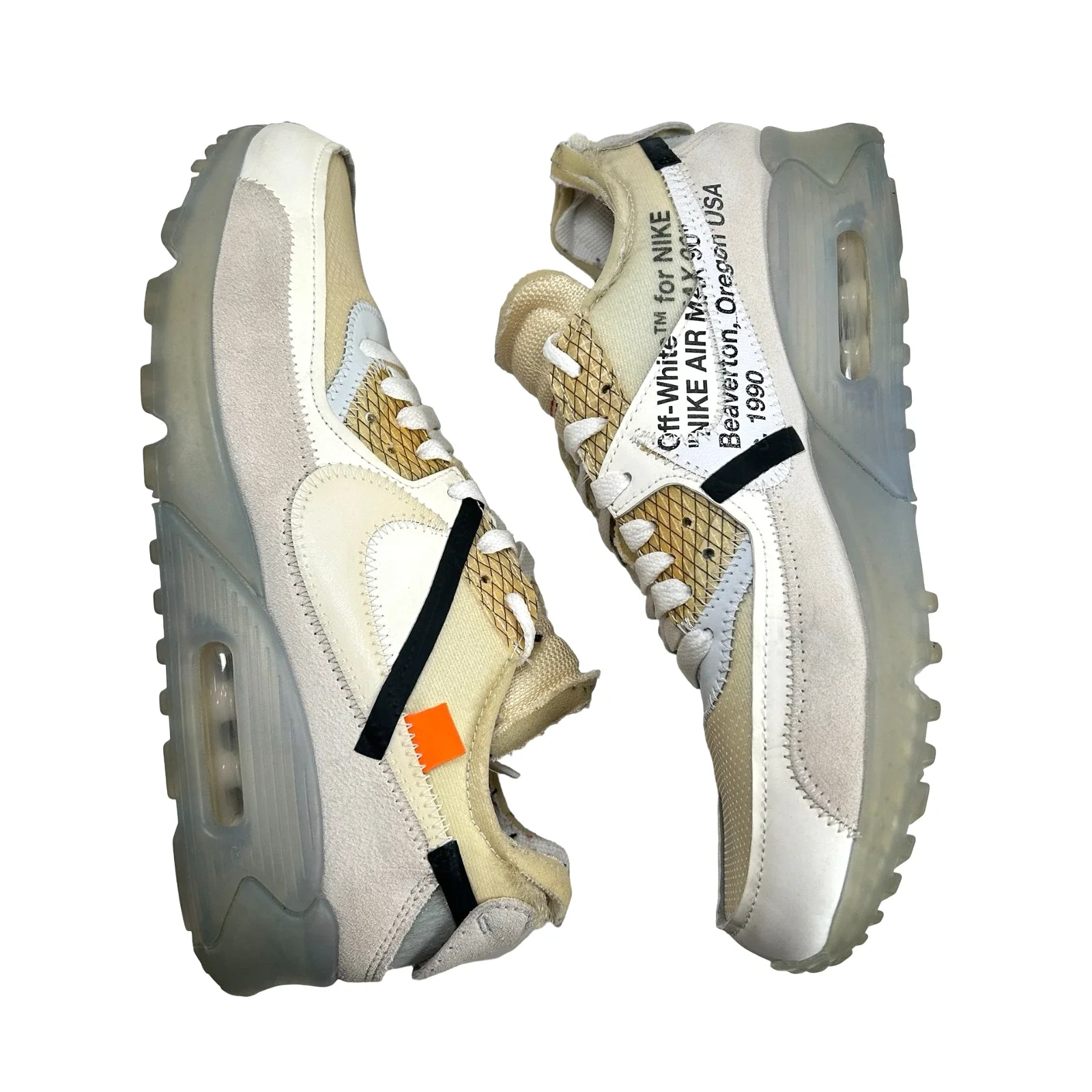 AA7293 100  Nike Air Max 90 Off-White [USED] - 8.5 M (Used) (Replace Box) - Image 4