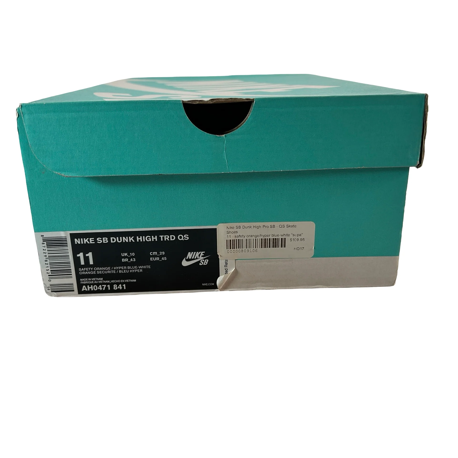 AH0471 841 Nike SB Dunk High Danny Supa [USED] - 11 M (Used) - Image 7