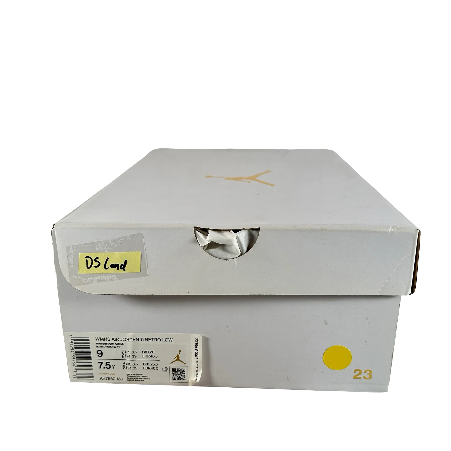 AH7860 139 Jordan 11 Retro Low Citrus (2021) (Women's) [CONDITIONAL] - 9 W / 7.5 M (Yellowing) - Image 7