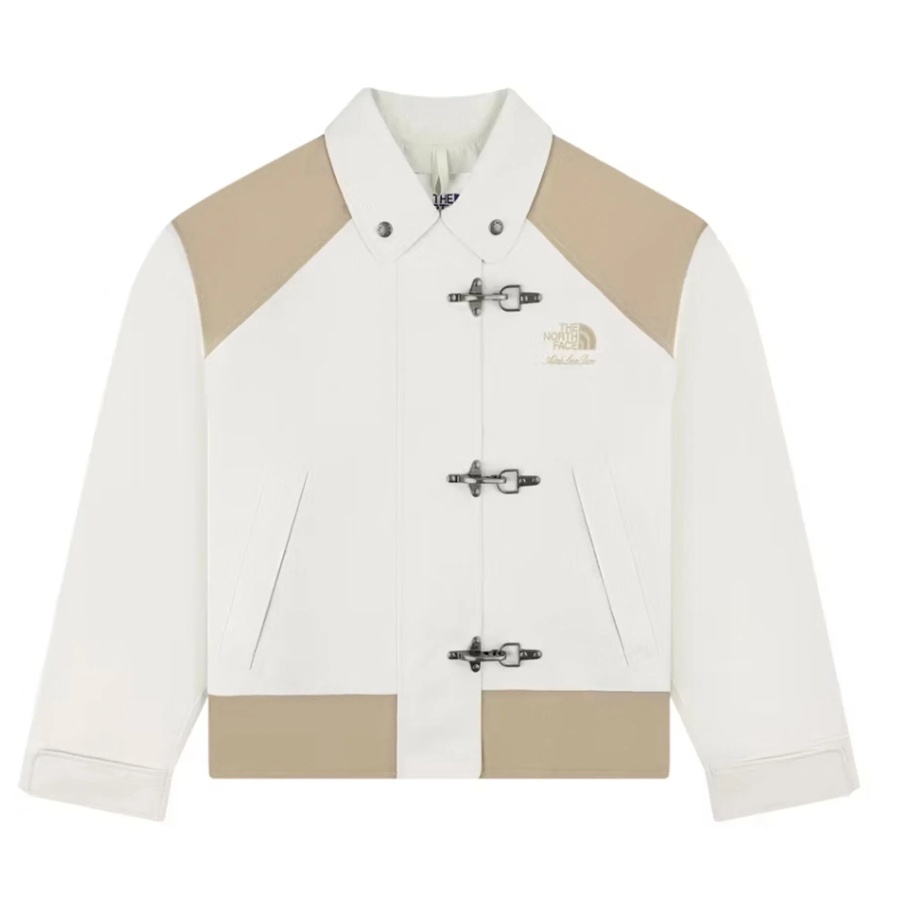 Aime Leon Dore x The North Face Firefighter Jacket Pristine/Safari Tan