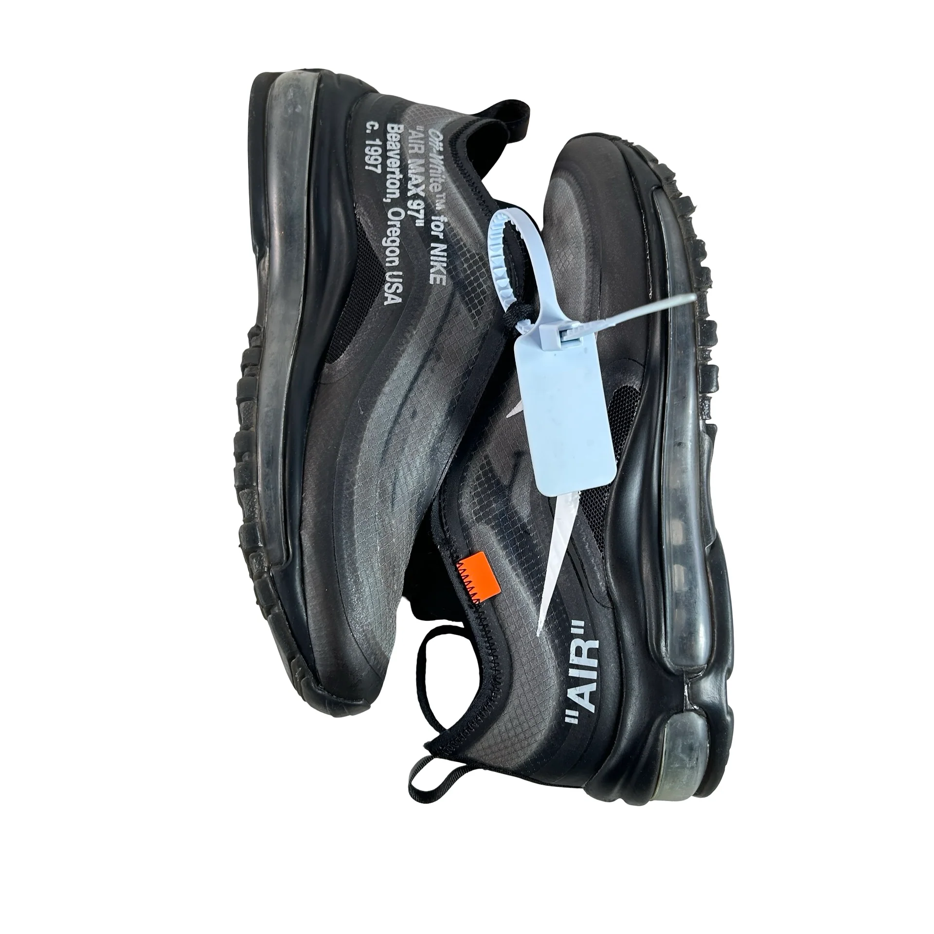 AJ4585 001 Nike Air Max 97 Off-White Black [USED] - 6 M (Used) - Image 5
